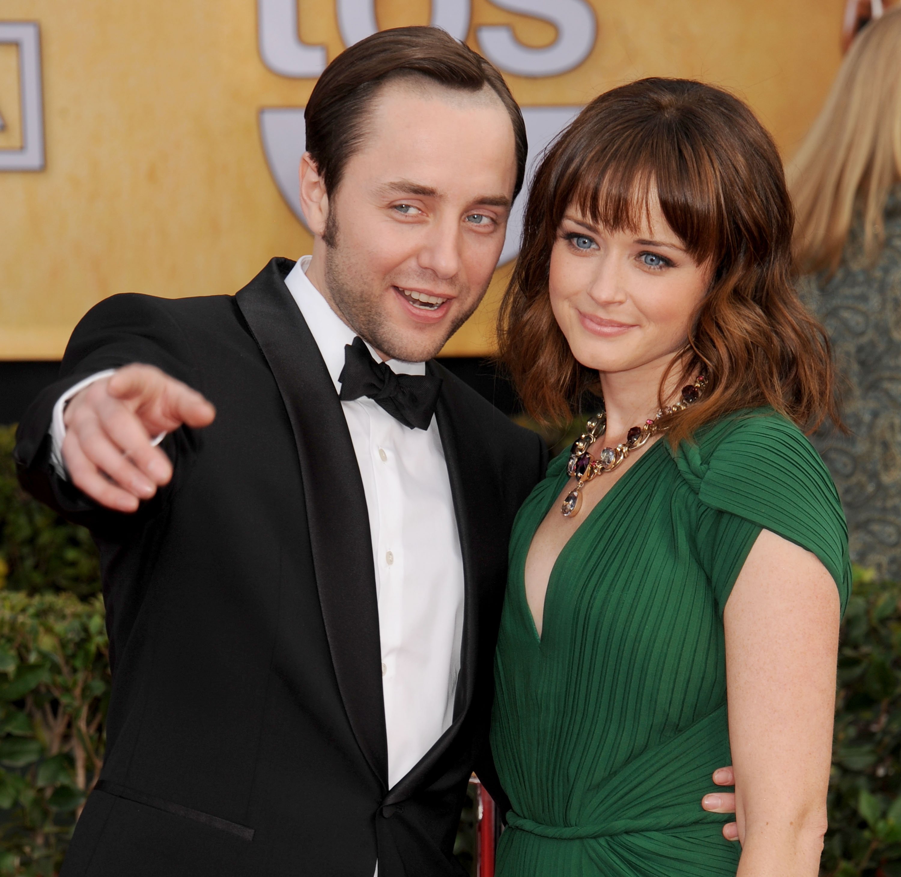 Vincent Kartheiser and Alexis Bledel arrive at the 19th Annual Screen Actors Guild Awards at The Shrine Auditorium on January 27, 2013