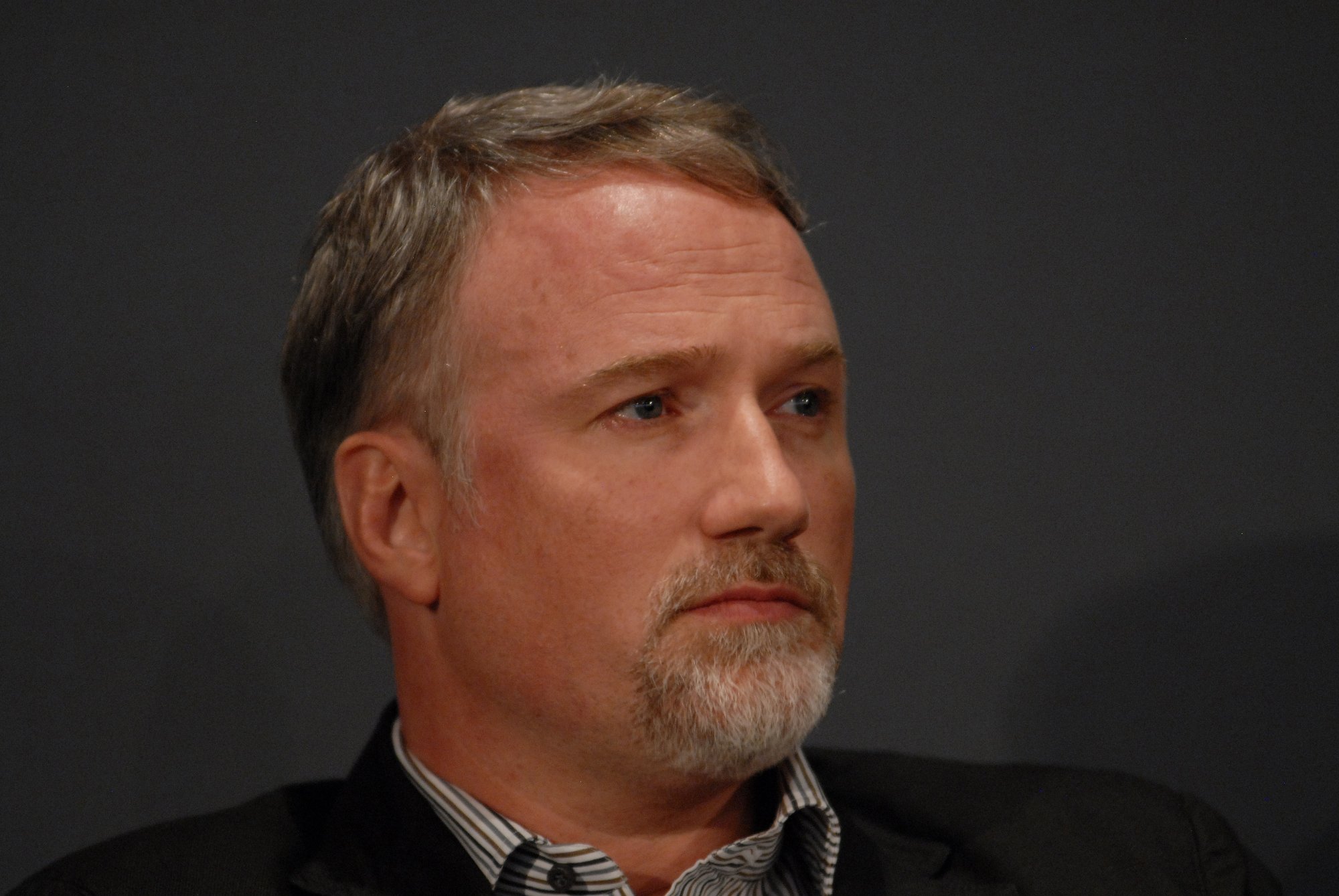 'Zodiac' filmmaker David Fincher wearing a collared shirt