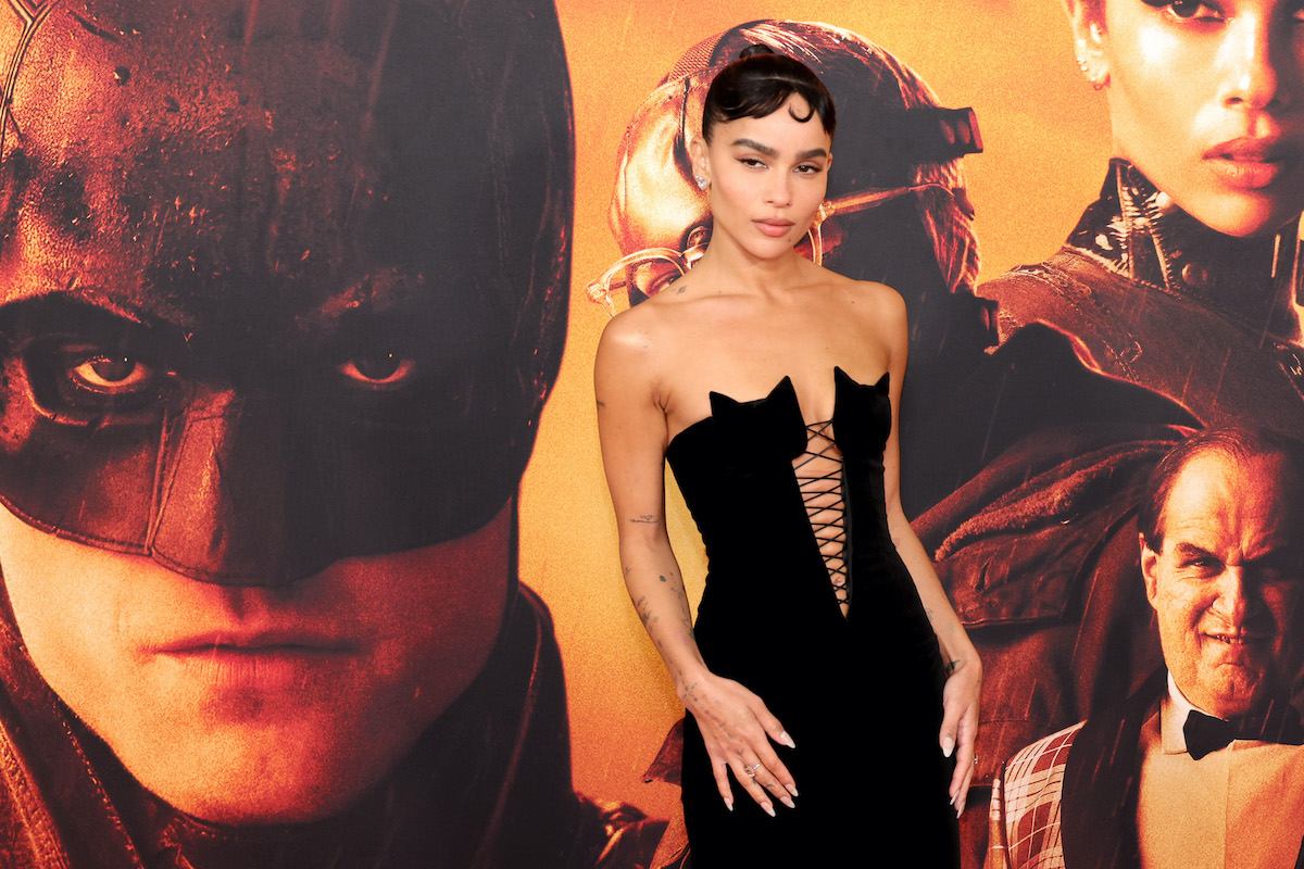 Zoë Kravitz at 'The Batman' world premiere