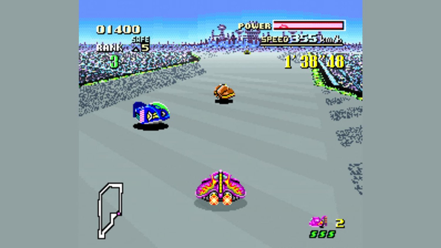 The original F-Zero game, which almost received a spinoff from Nintendo