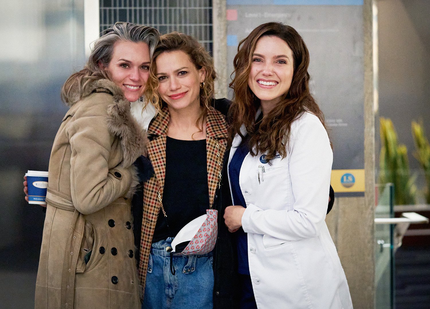 One Tree Hill stars Bethany Joy Lenz, Hilarie Burton, and Sophia Bush reunited on Good Sam.