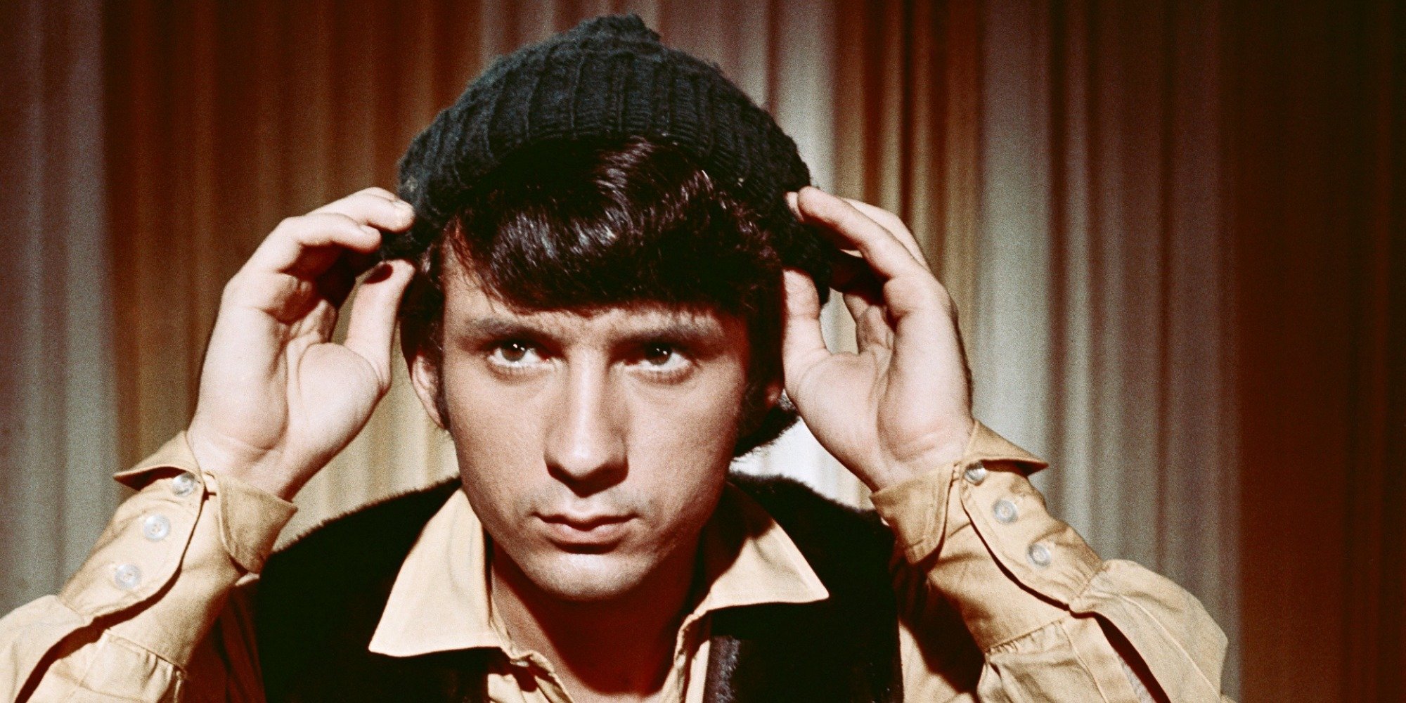 Mike Nesmith on the set of The Monkees.
