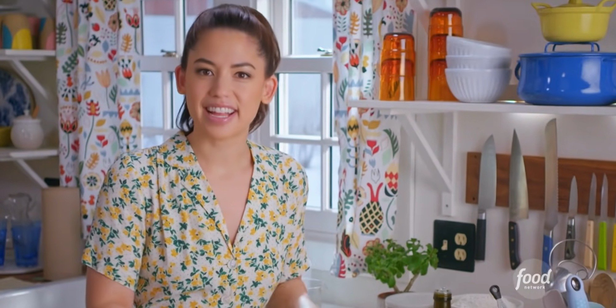 Molly Yeh smiles in a photograph, she stars in Food Network's "Girl Meets Farm."