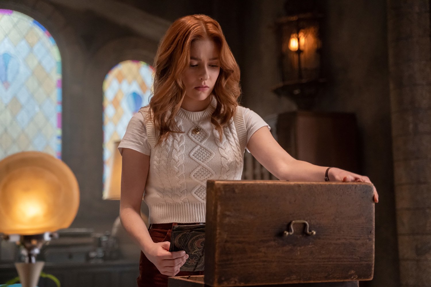 Kennedy McMann as Nancy in the Nancy Drew Season 3 finale