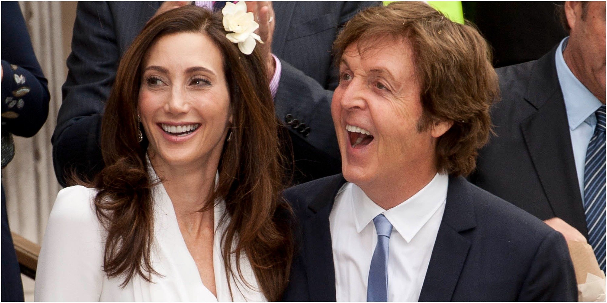 Nancy Shevell and Paul McCartney on their 2011 wedding day.