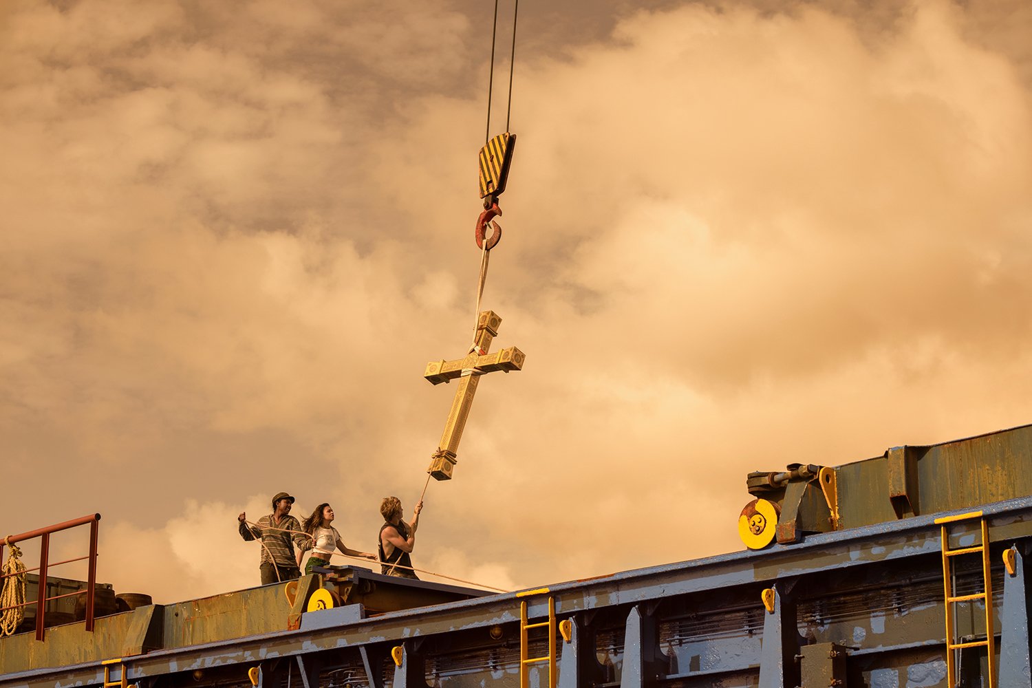 The Cross of Santo Domingo in Outer Banks Season 2.