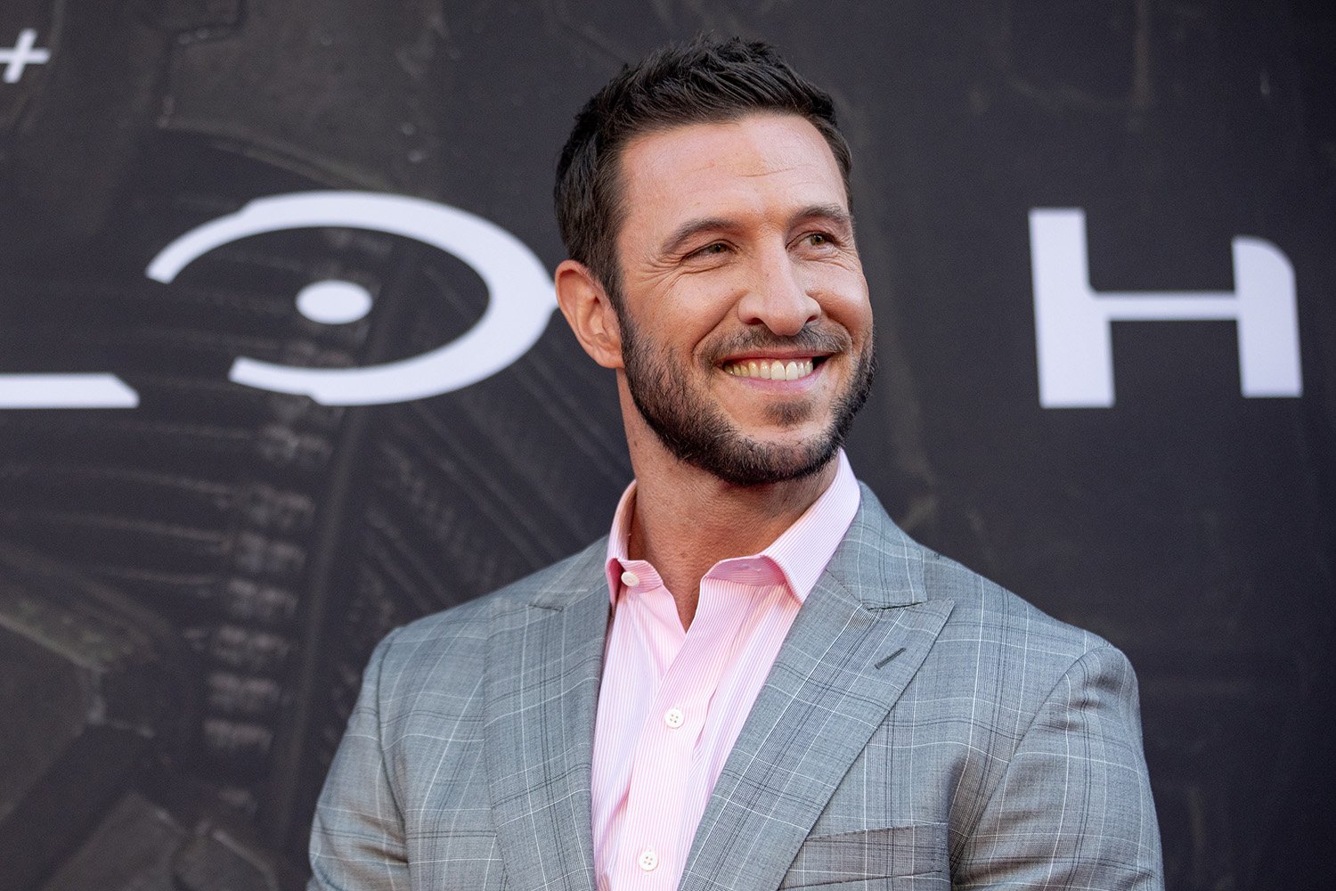 Halo star Pablo Schreiber, who plays Master Chief, at the show's premiere