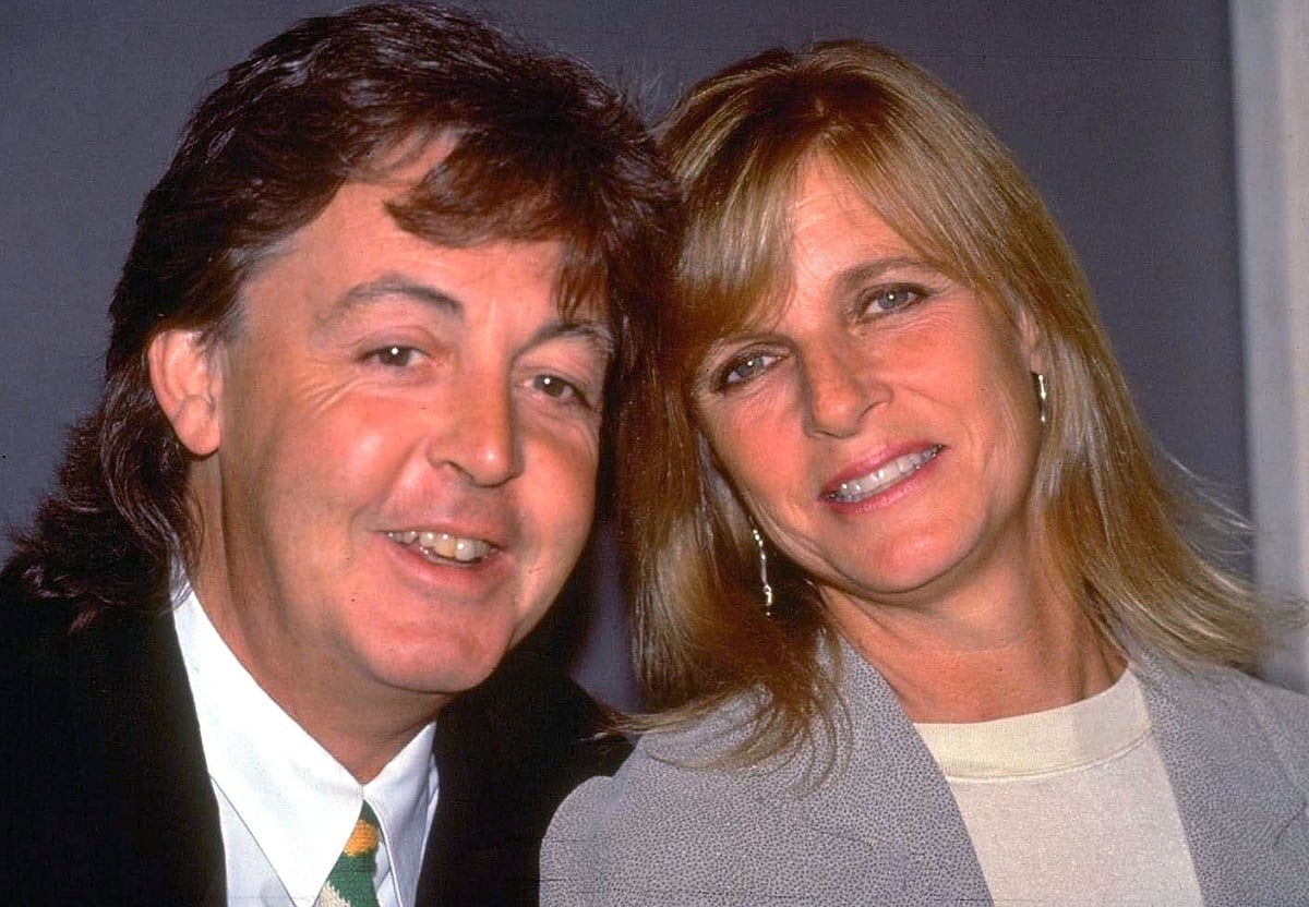 Paul McCartney and his wife Linda.