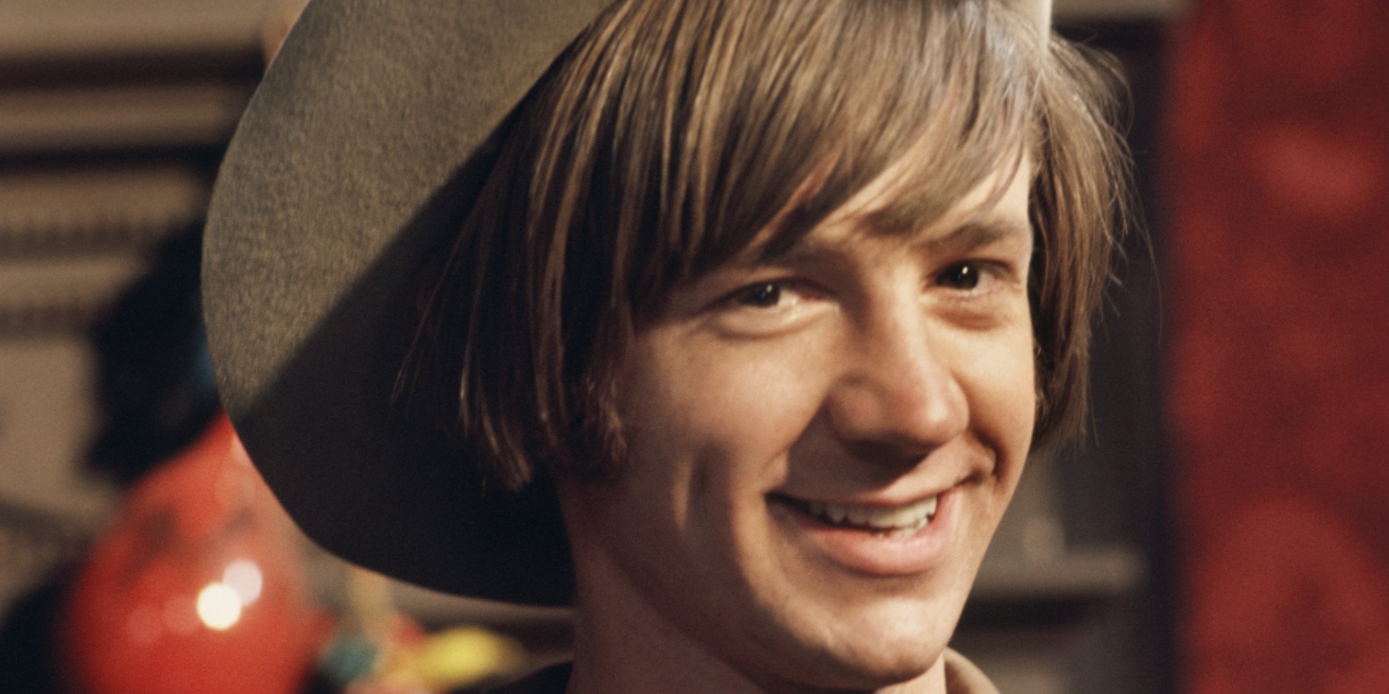 Peter Tork on the set of The Monkees.