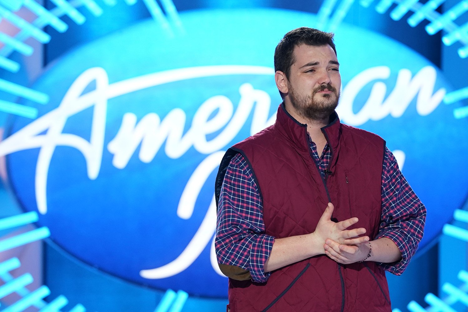 Sam Finelli auditions for American Idol Season 20.
