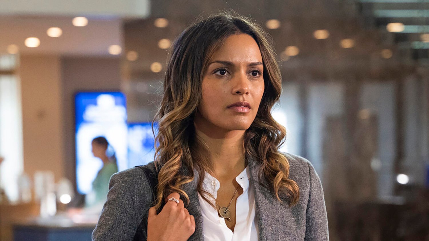 Jessica Lucas as Billie Sutton on The Resident Season 5, which will not return to FOX tonight, March 22