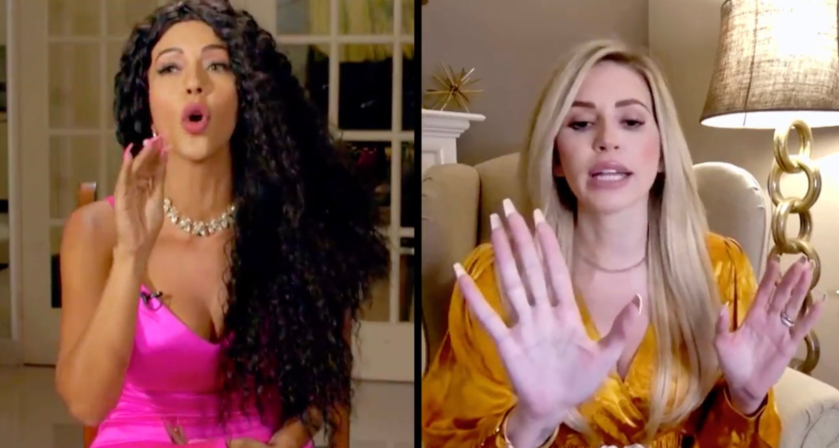 'Before the 90 Days' star Jasmine and Jessica in the middle of an argument during the reunion.