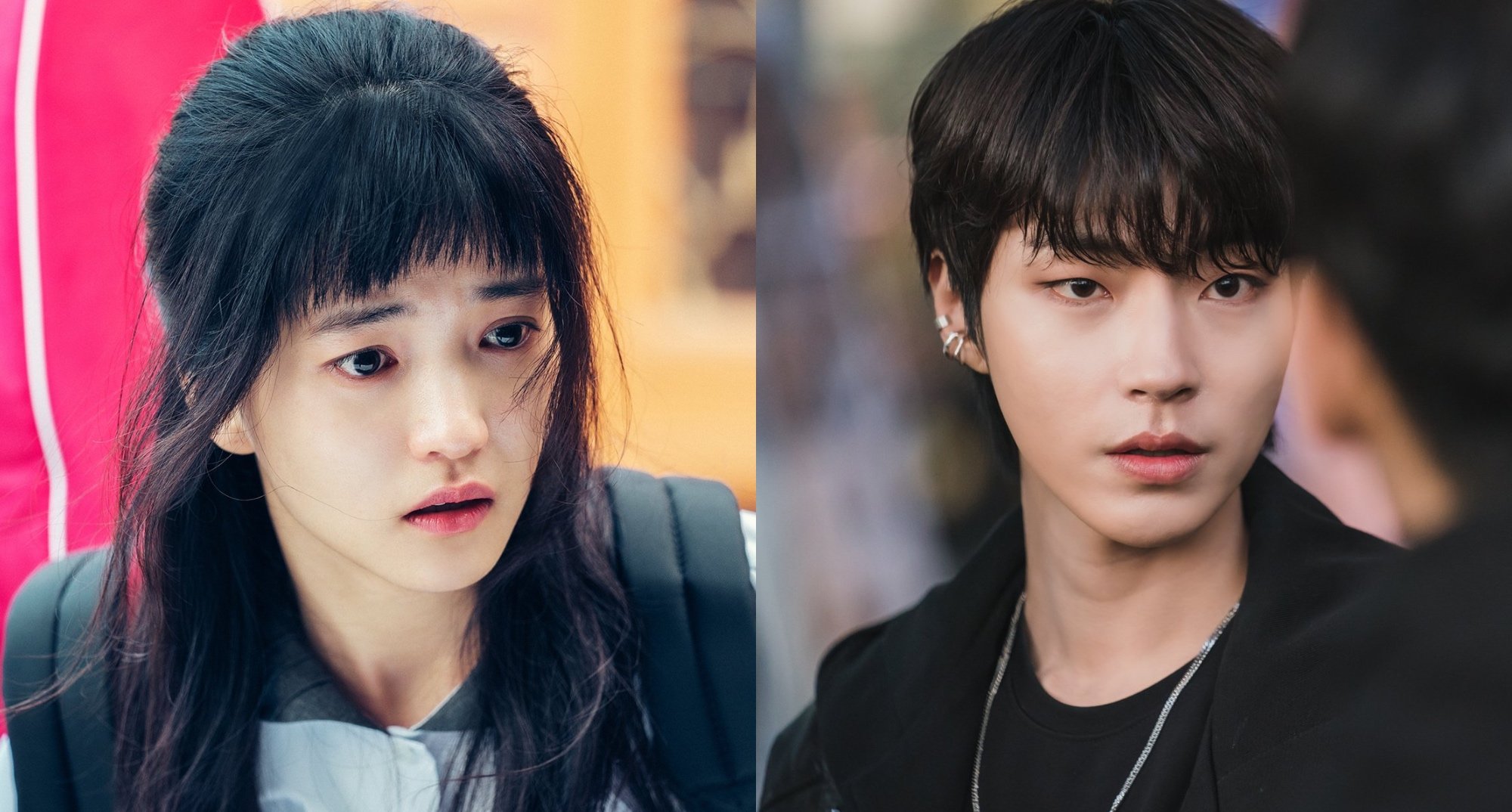 Actors Kim Tae-ri and Hwang In-youp from 'Twenty-Five Twenty-One' and 'True Beauty' who are older than their K-drama characters.