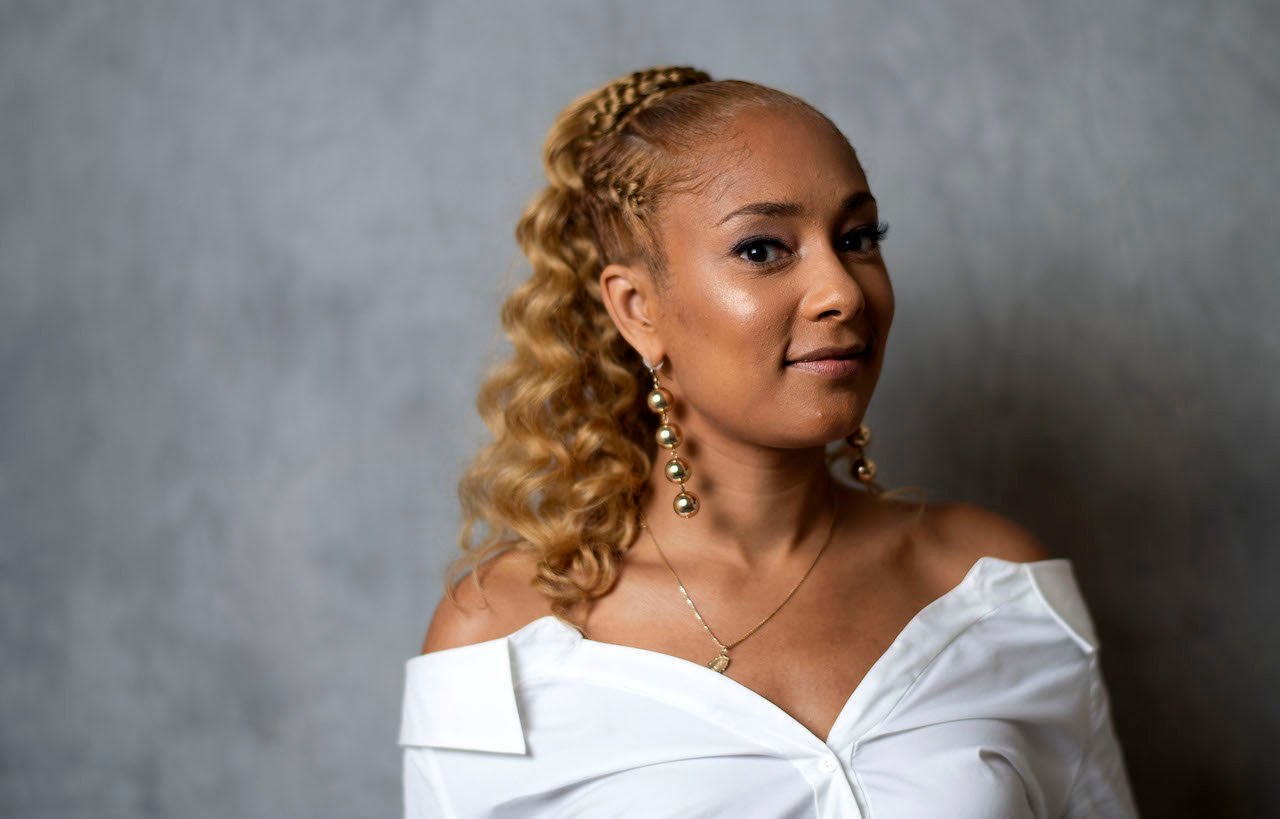Amanda Seales poses for photo - Seales has her first hosting gig since quitting 'The Real'