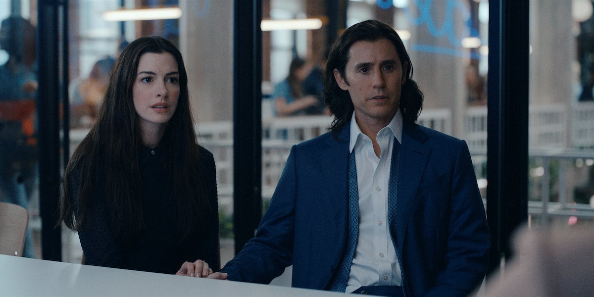 Anne Hathaway and Jared Leto in 'WeCrashed' Season 1 Episode 8 'The One With All the Money'