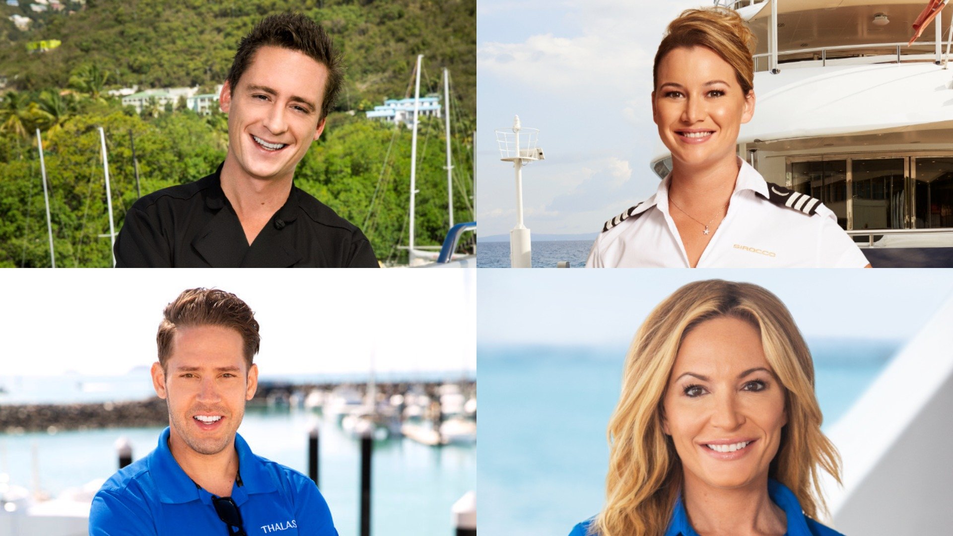 Ben Robinson, Hannah Ferrier, Ryan McKeown and Kate Chastain Below Deck cast photos 