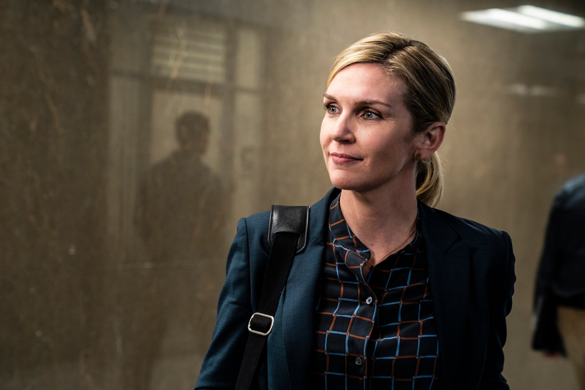 'Better Call Saul' Season 6: Kim Wexler (Rhea Seehorn) stands in the courthouse hall