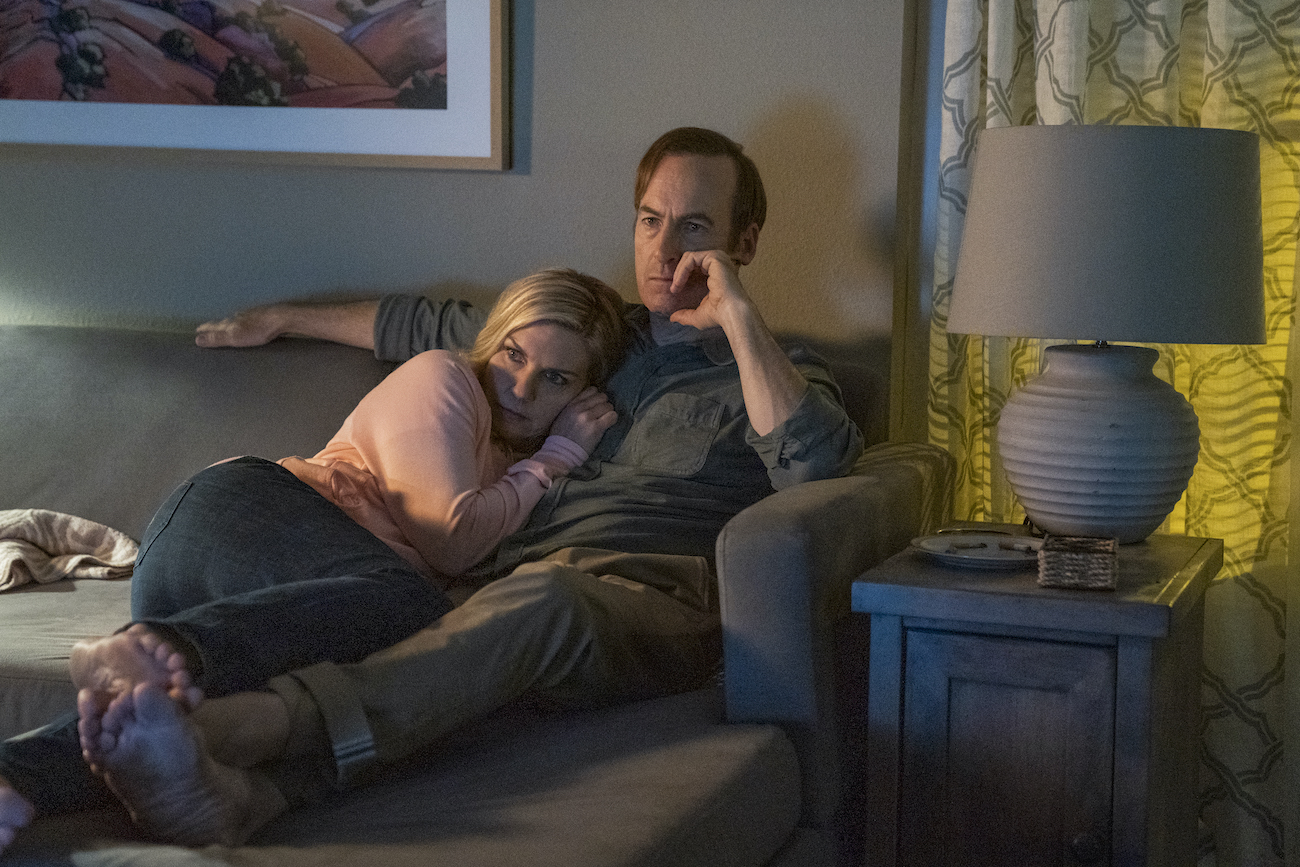 Bob Odenkirk as Jimmy McGill, Rhea Seehorn as Kim Wexler in the final season of 'Better Call Saul'