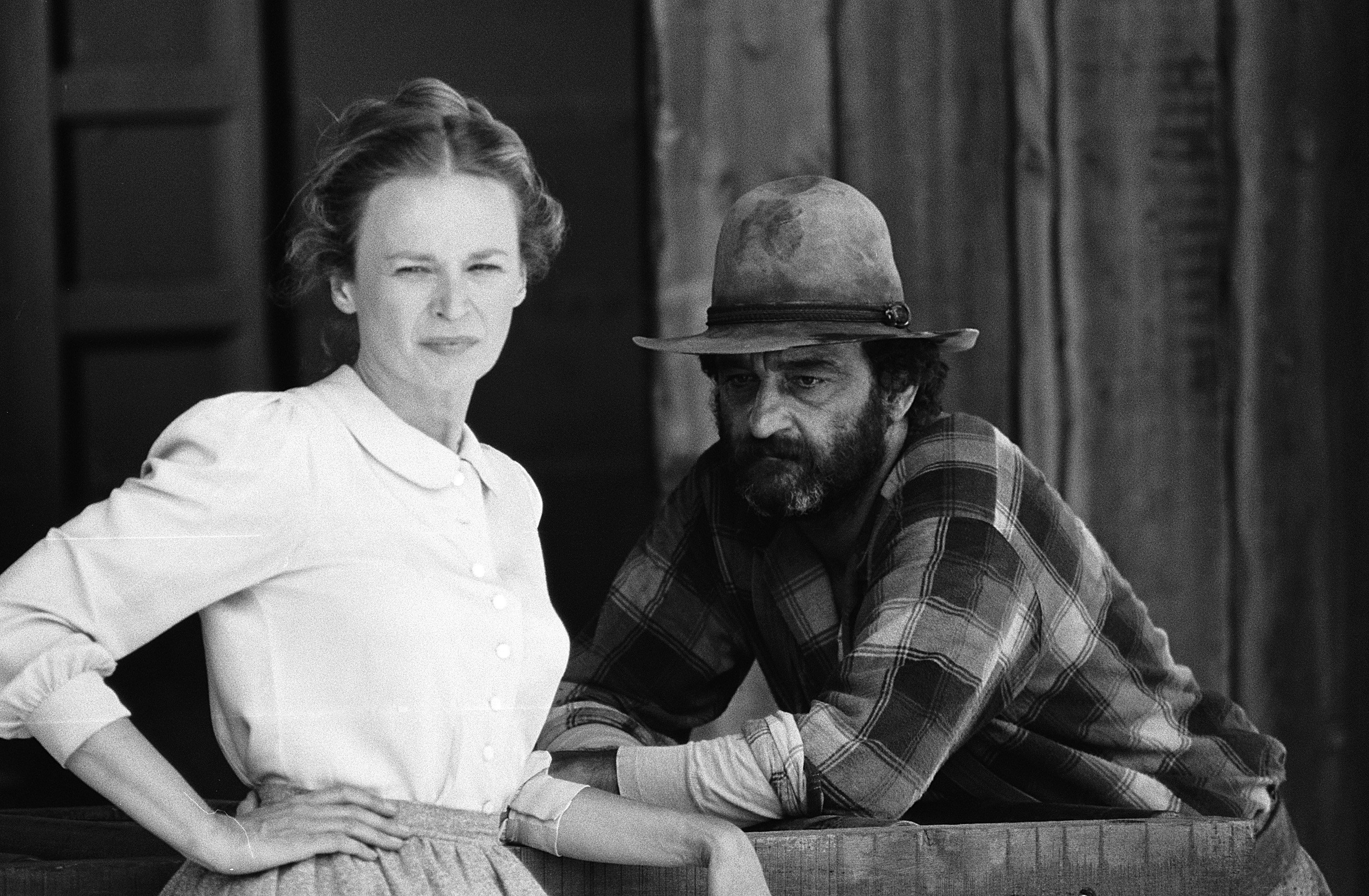 Bonnie Bartlett and Victor French of 'Little House on the Prairie'