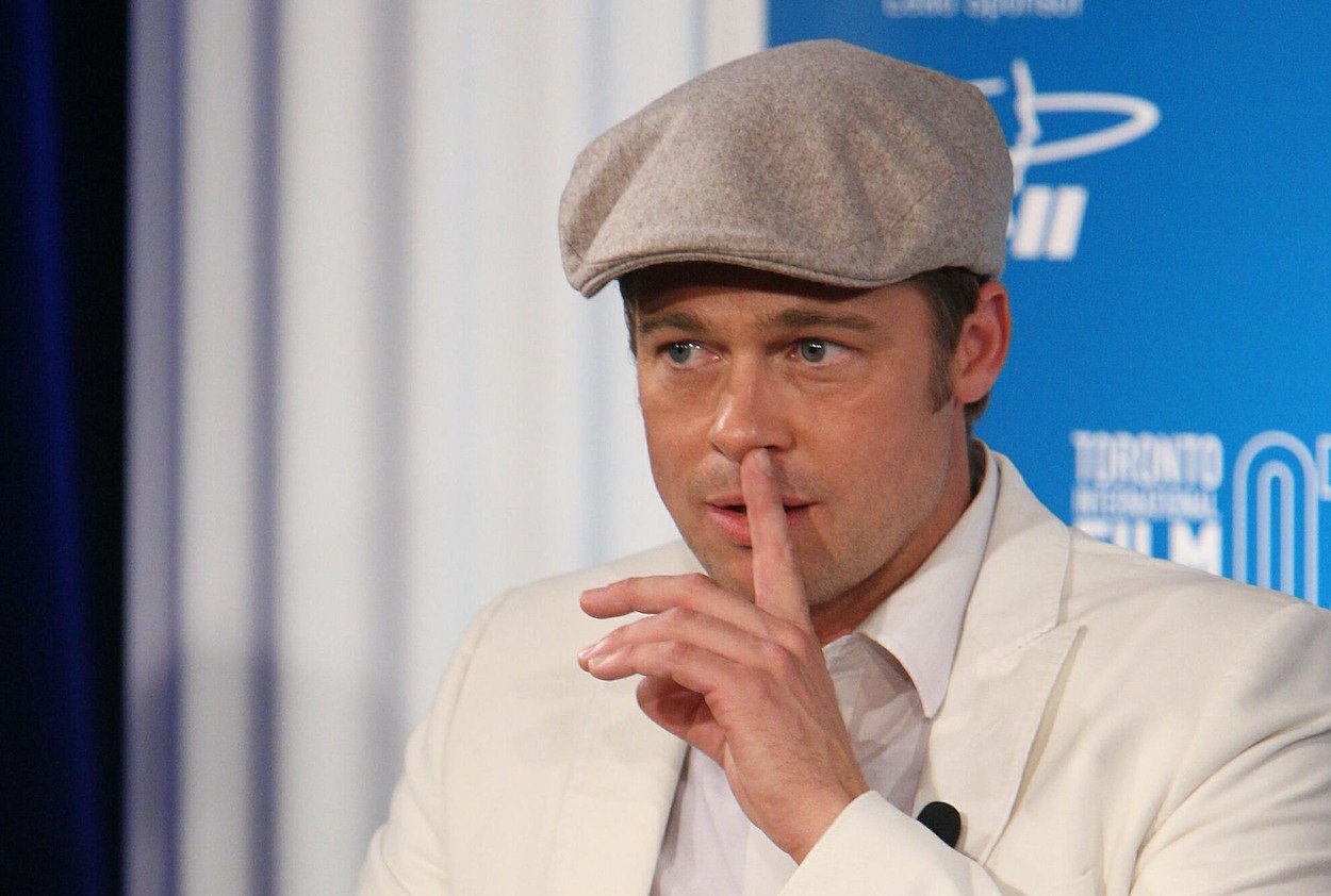 Brad Pitt promotes 'The Assasination of Jesse James By the Coward Robert Ford' in 2007, one of the movies that has a line spared from his acting method of 'deleting the files' when shooting wraps.