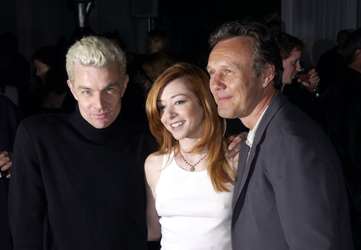 James Marsters, Alyson Hannigan, Anthony Stewart Head smiling