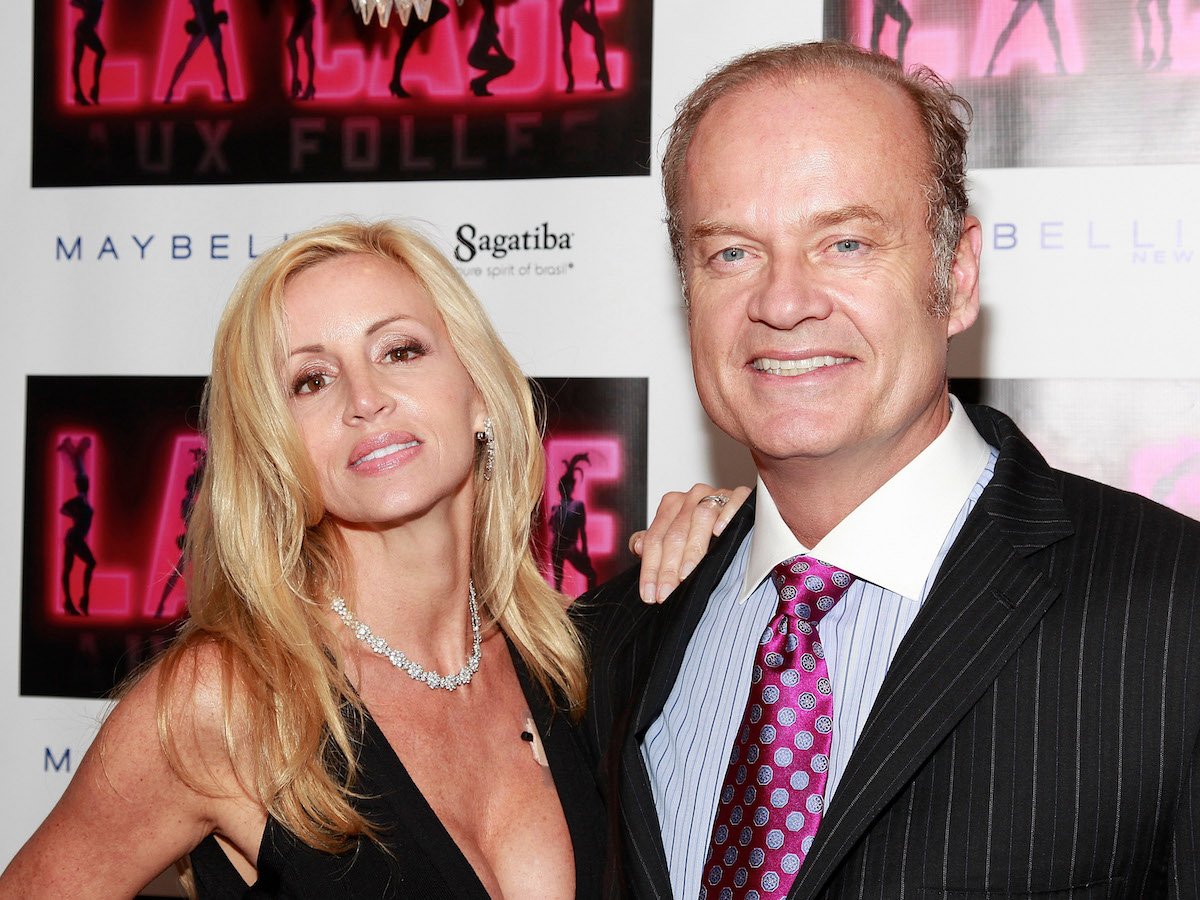 Camille Grammer and Kelsey Grammer attend a party in 2010