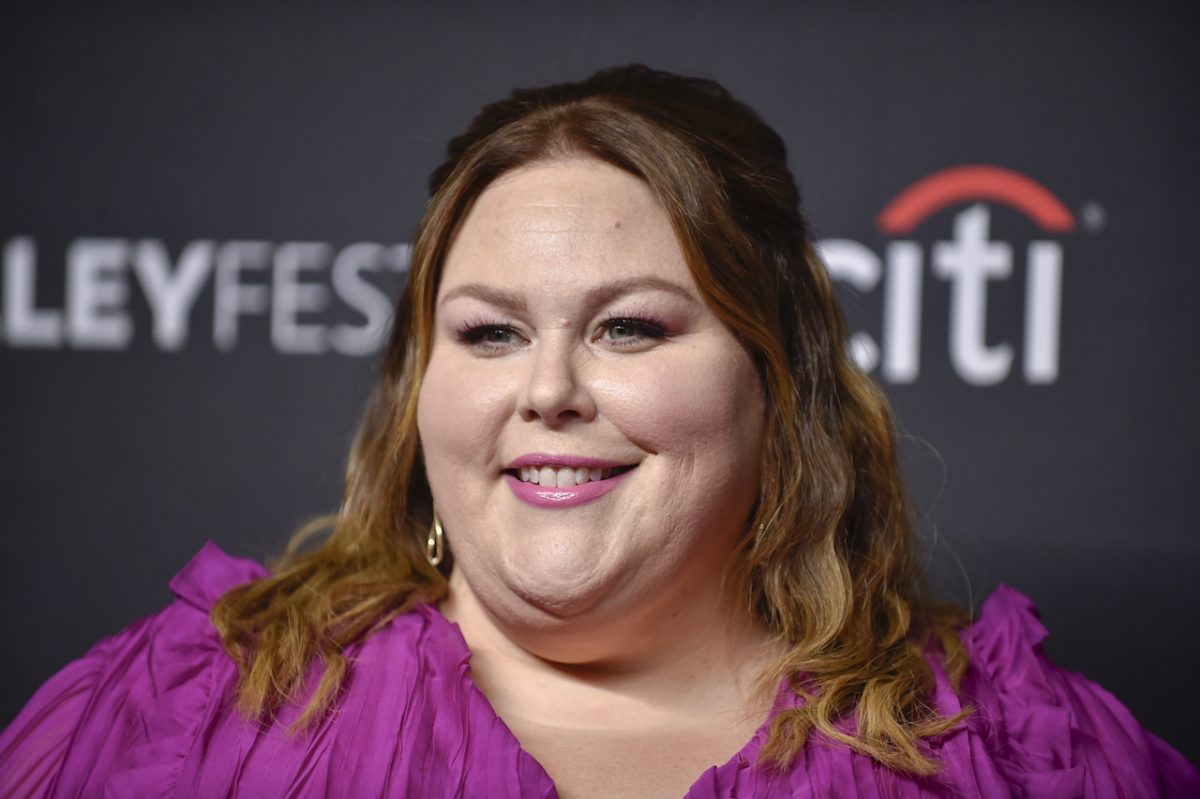 'This Is Us' star Chrissy Metz poses for photos before PaleyFest LA. 