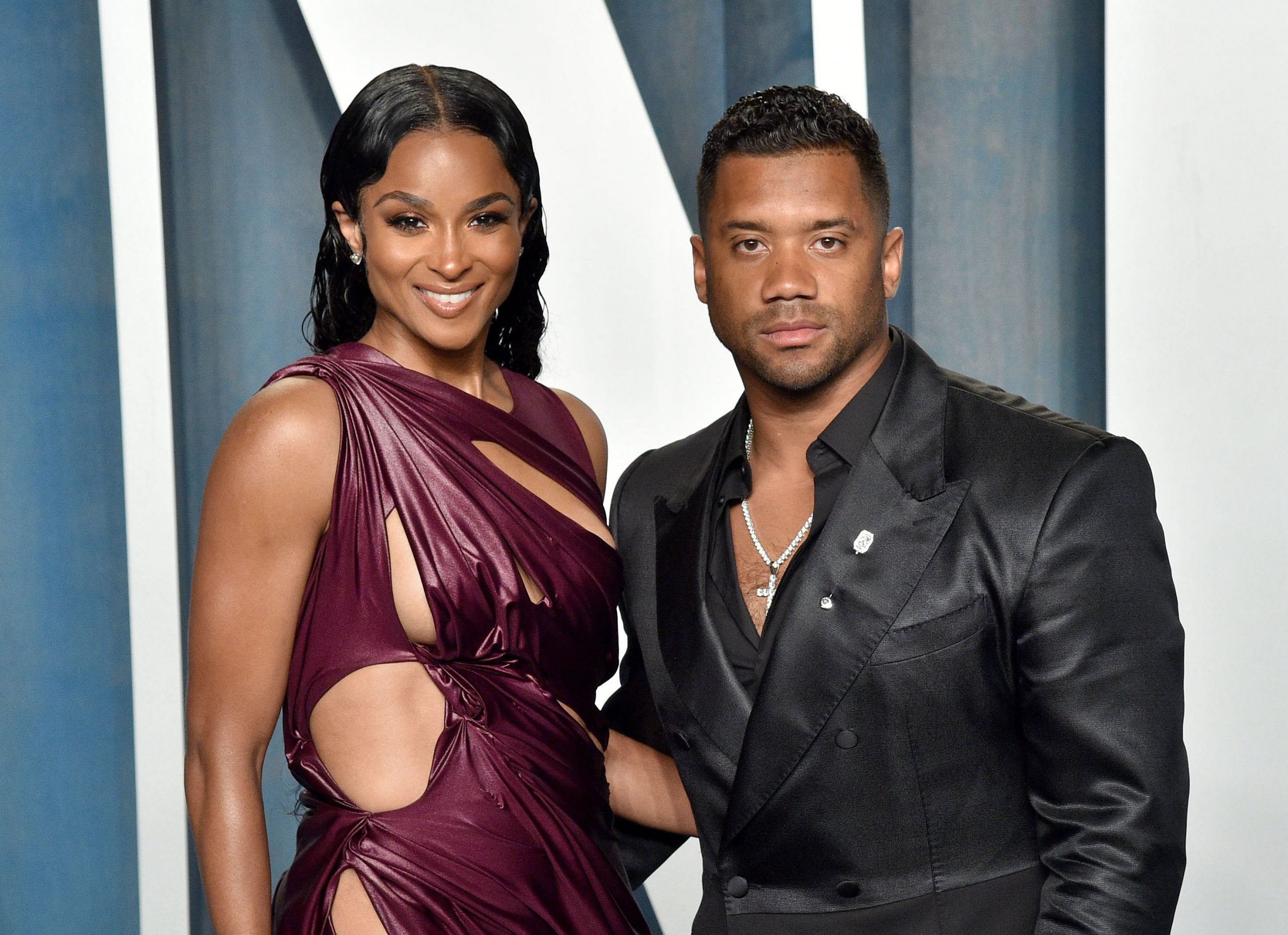Ciara and Russell Wilson posing together