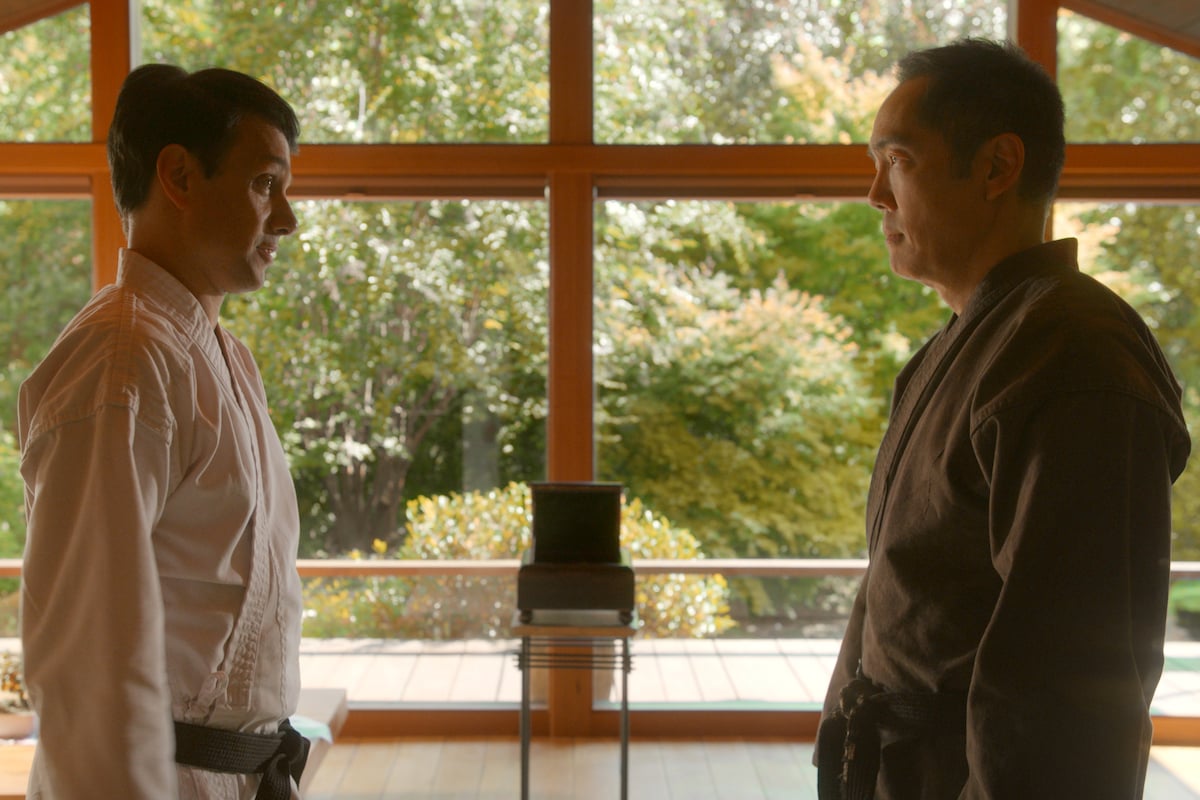 'Cobra Kai' Season 5 stars Ralph Macchio and Yuji Okumoto face each other in the dojo