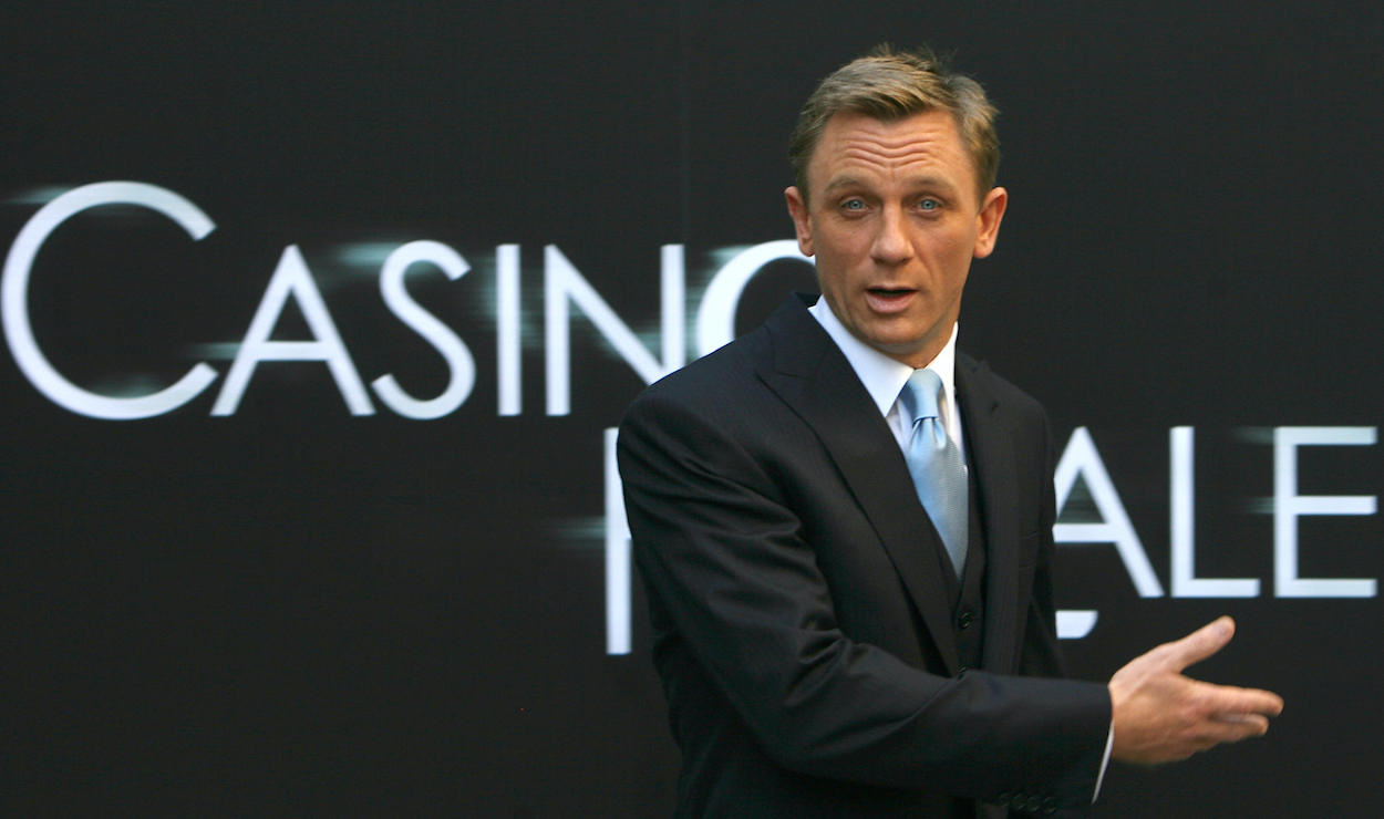Daniel Craig during a 2006 showing of James Bond movie 'Casino Royale,' the movie that helped him overcome a lifelong fear of heights.