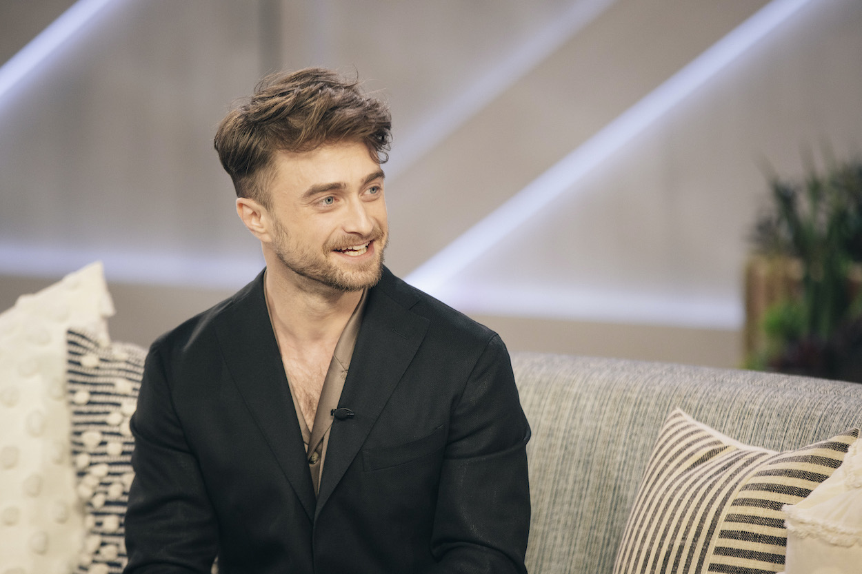 Daniel Radcliffe appears on the 'Kelly Clarkson Show,' which is part of the fame that Radcliffe calls a 'side effect' of his career.