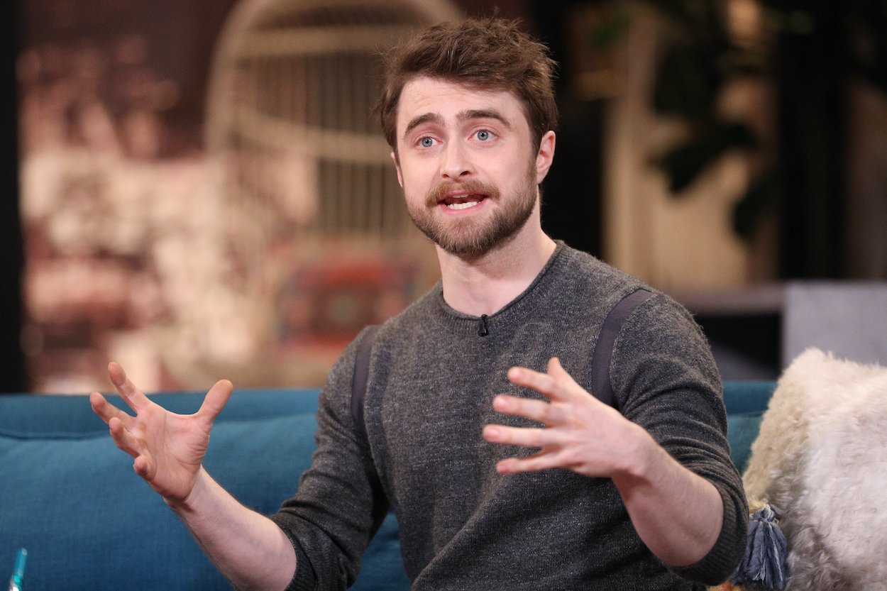 'Harry Potter' star Daniel Radcliffe appears on 'Busy Tonight.'