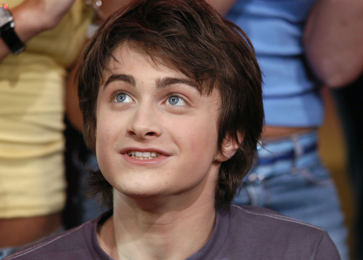 Daniel Radcliffe visits MTV's TRL in 2004, long after he ignored his parents' advice and became an actor.
