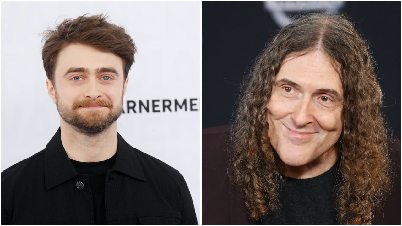 Daniel Radcliffe (left) in 2019 and 'Weird Al' Yankovic (right) in 2018.