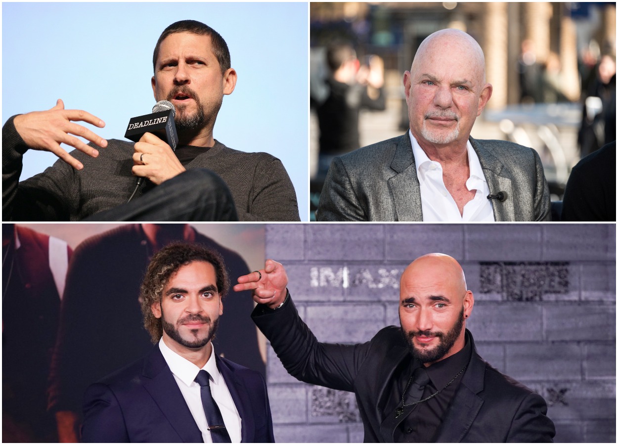 David Ayer (top left), Rob Cohen (top right), and Adil El Arbi and Bilall Fallah are all candidates to replace Justin Lin as 'Fast X' director.