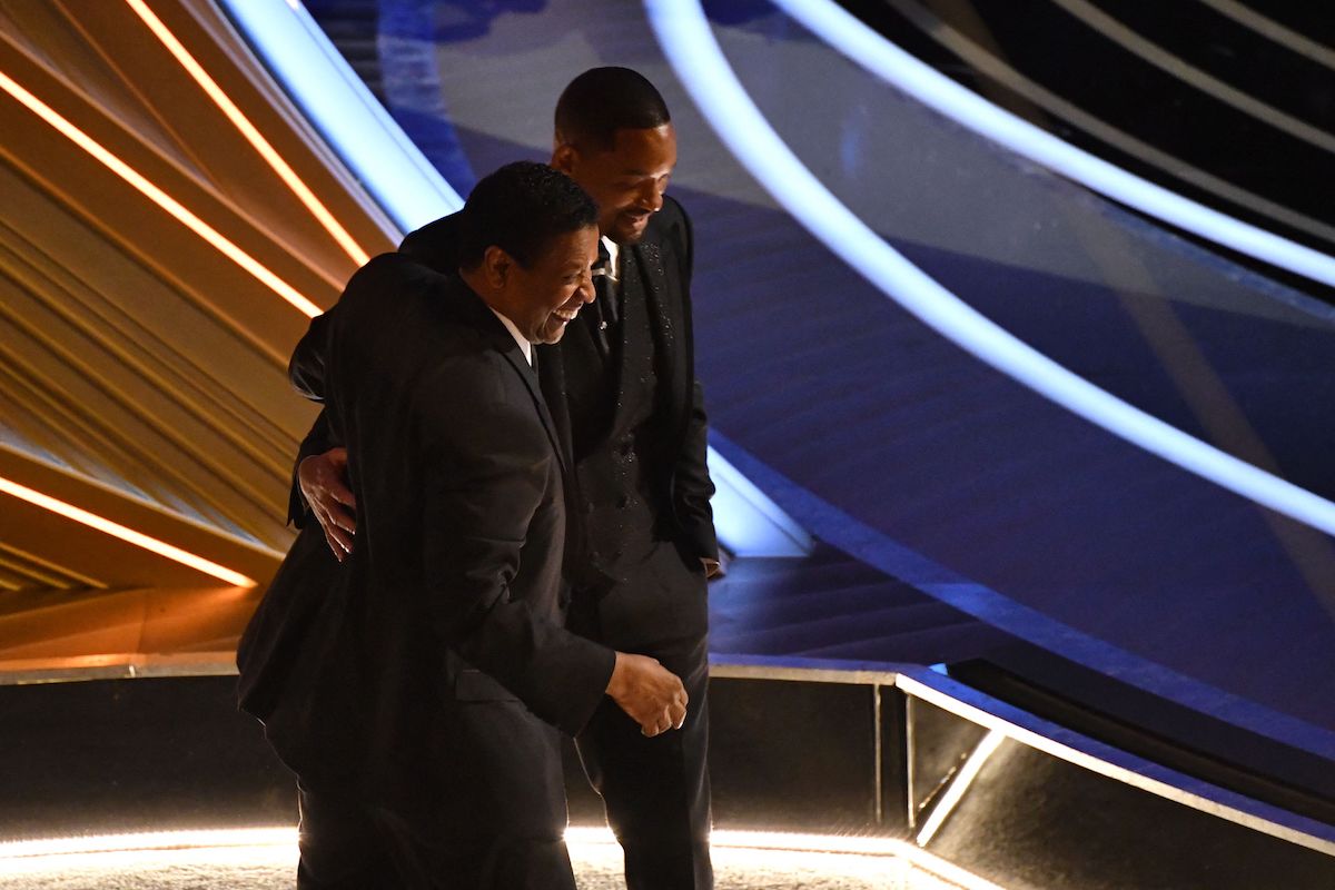 Denzel Washington Will Smith Oscars 2022