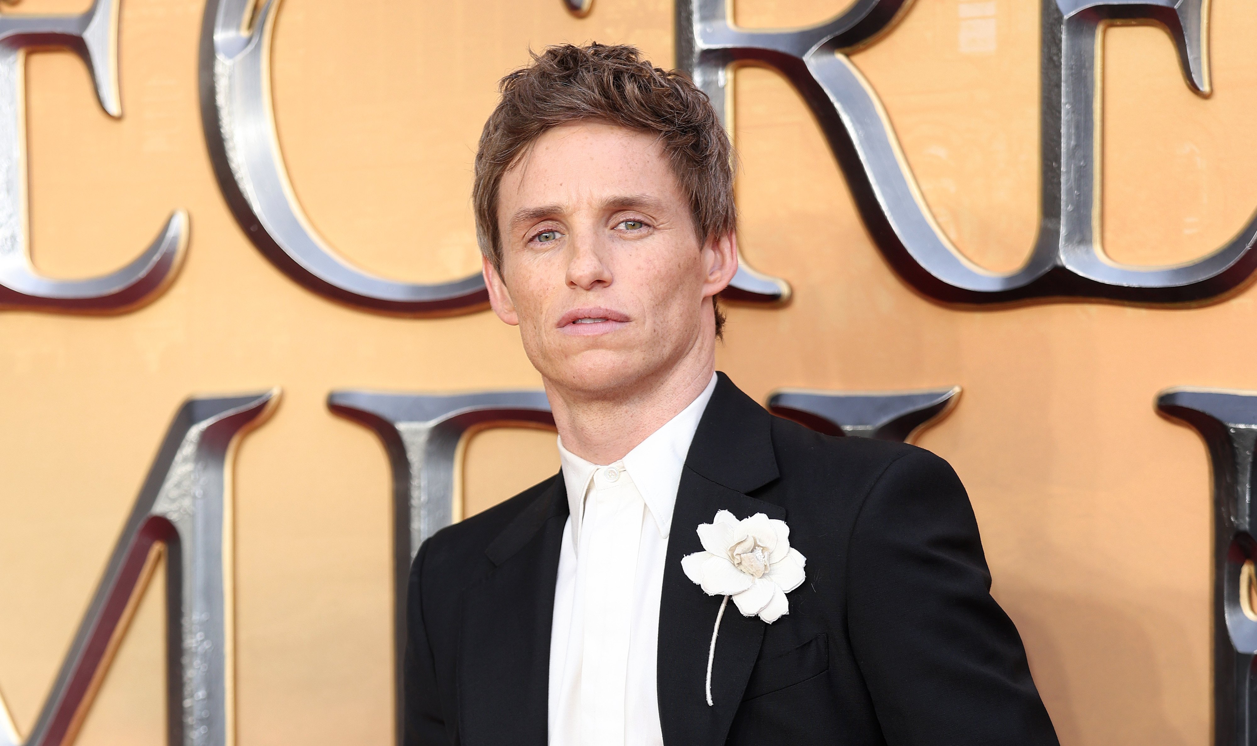 Eddie Redmayne attends the world premiere of the movie Fantastic Beasts: The Secrets of Dumbledore