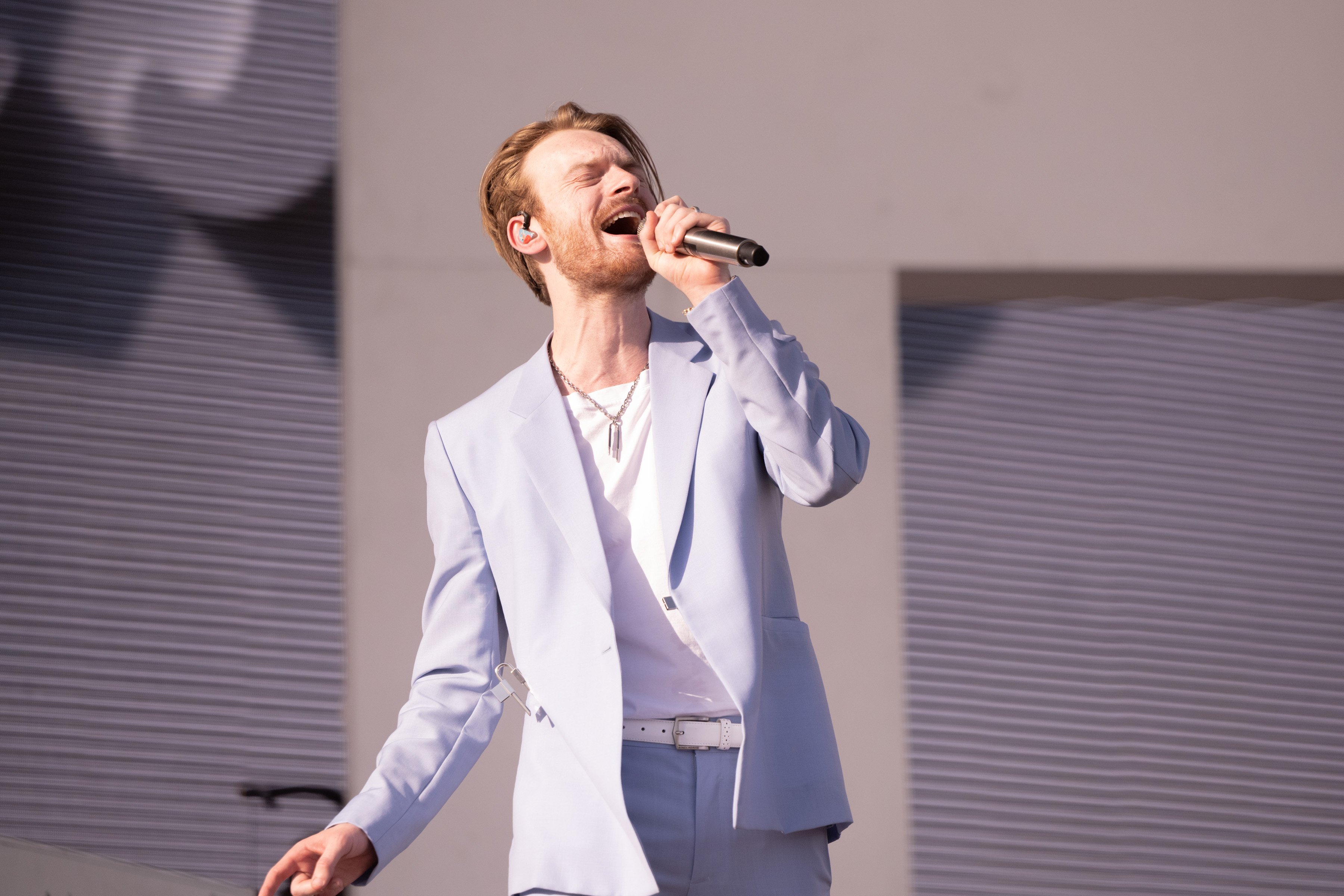 Singer FINNEAS performs on the Outdoor Stage during Weekend 2, Day 2 of the 2022 Coachella Valley Music & Arts Festival