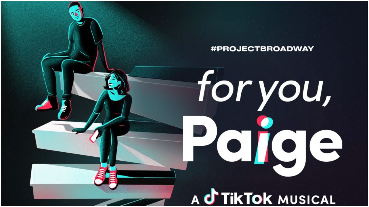 Promotional image for 'For You, Paige,' the TikTok musical Andy Cohen is hosting
