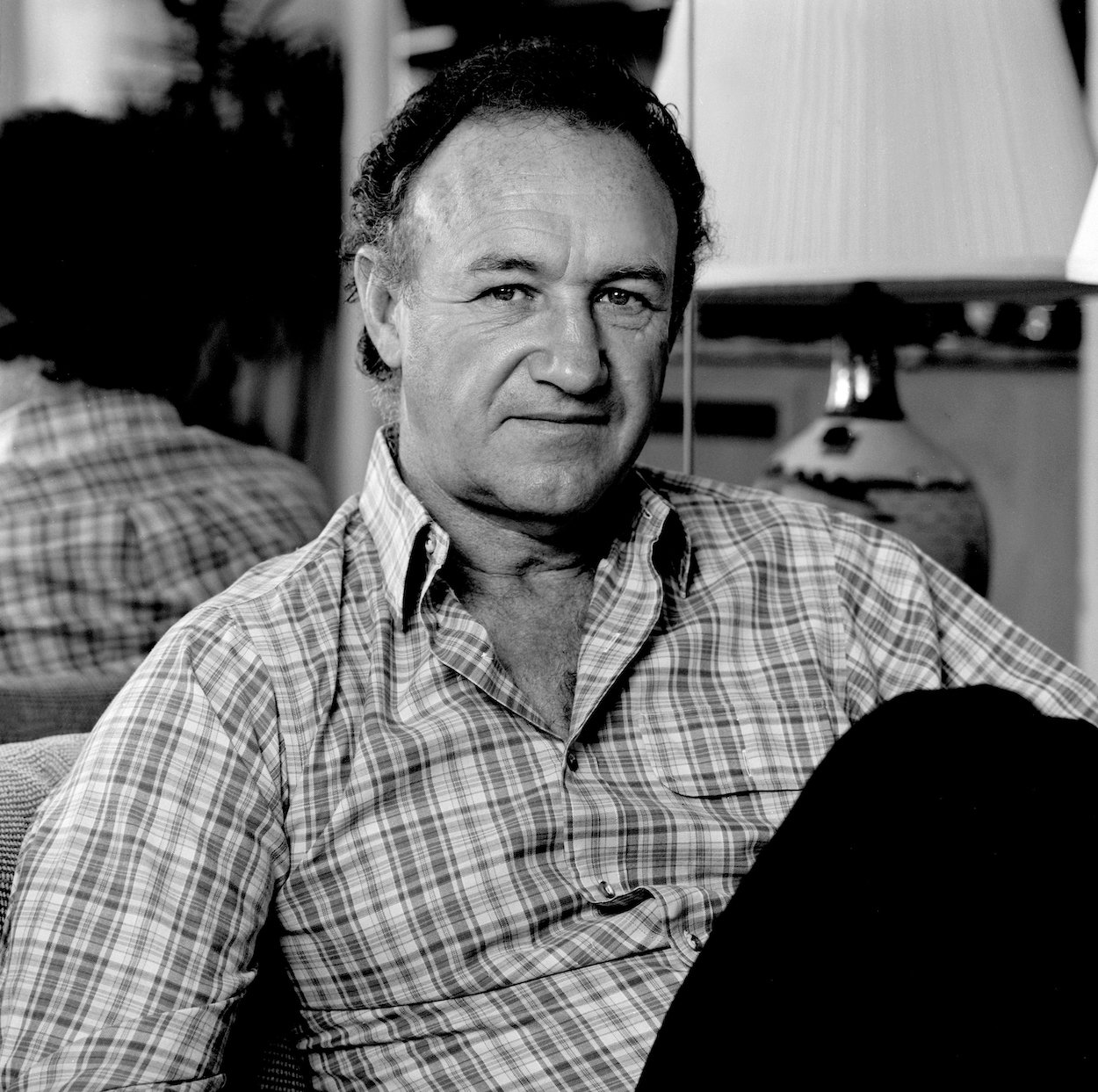 Gene Hackman, whose movie hero was James Cagney, in Chicago in 1985.