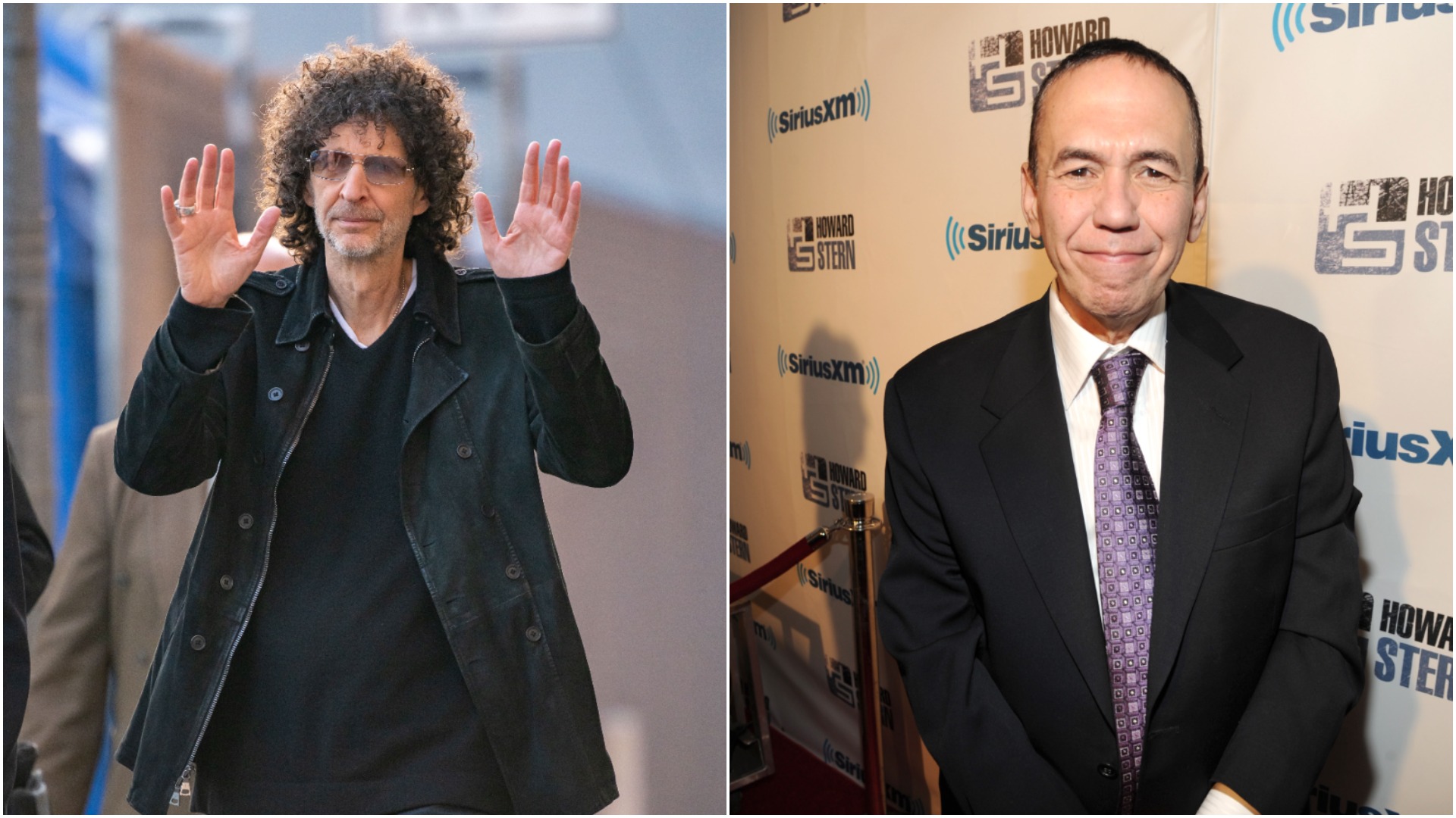 Howard Stern smiles for cameras while strolling down the street. Gilbert Gottfried smiled while attending an event. 