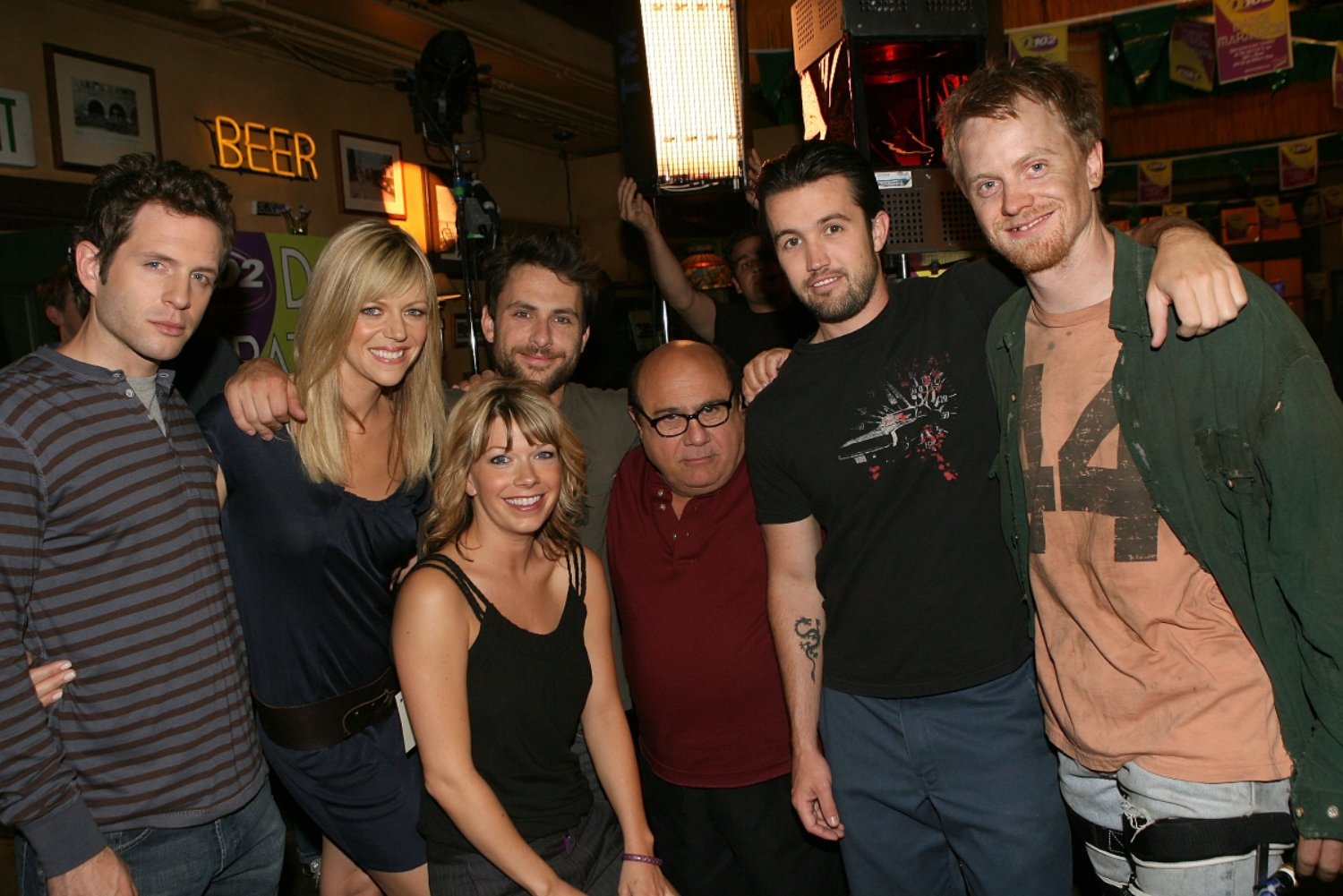 Charlie Day, Mary Elizabeth Ellis, Kaitlin Olson, Rob McElhenney, Glenn  Howerton It's Always Sunny in Philadelphia & The League Season Premiere  Hollywood. USA - 09.10.12 Where: Hollywood, CA When: 09 Oct 2012 Stock  Photo - Alamy