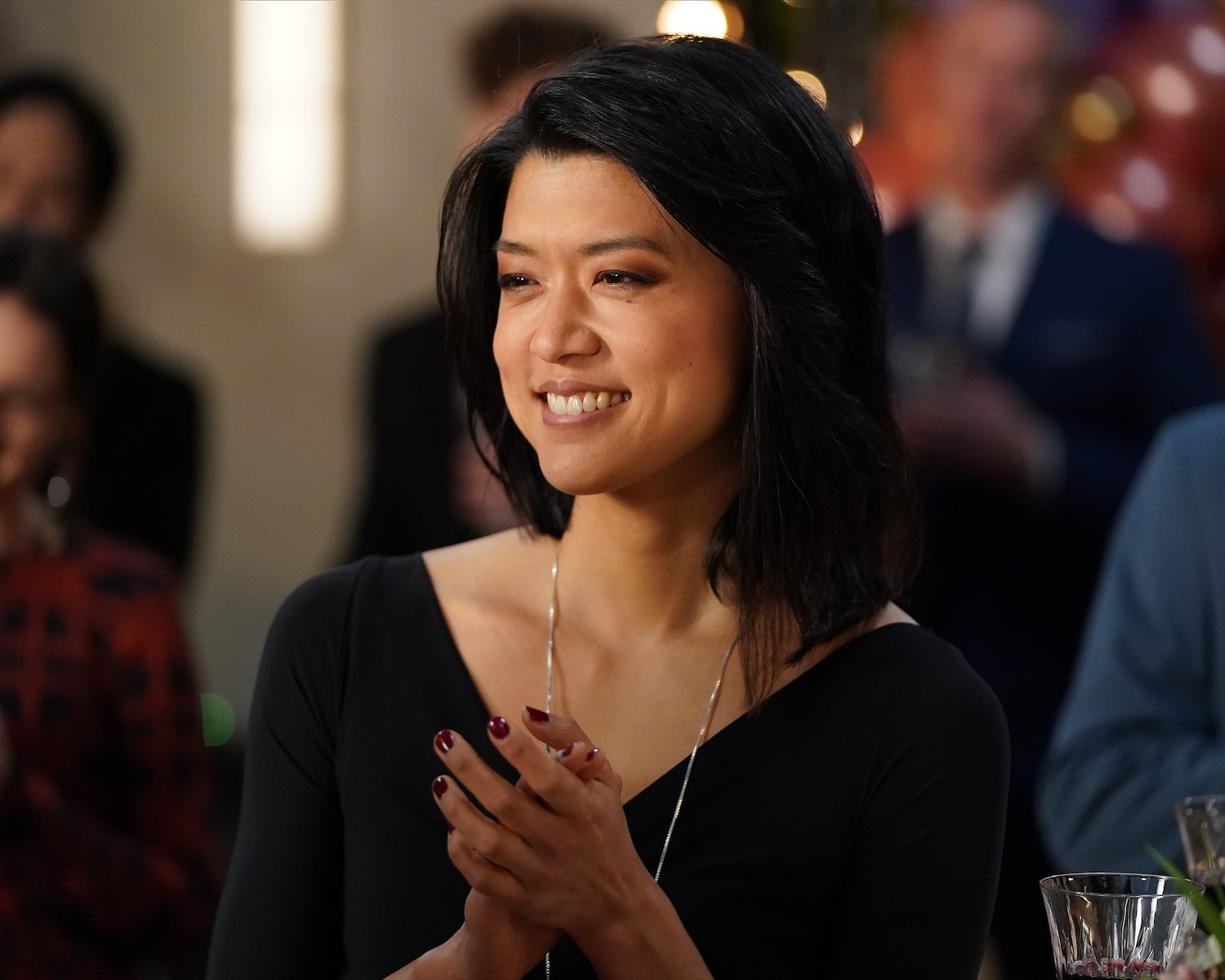 Grace Park in character on "A Million Little Things."