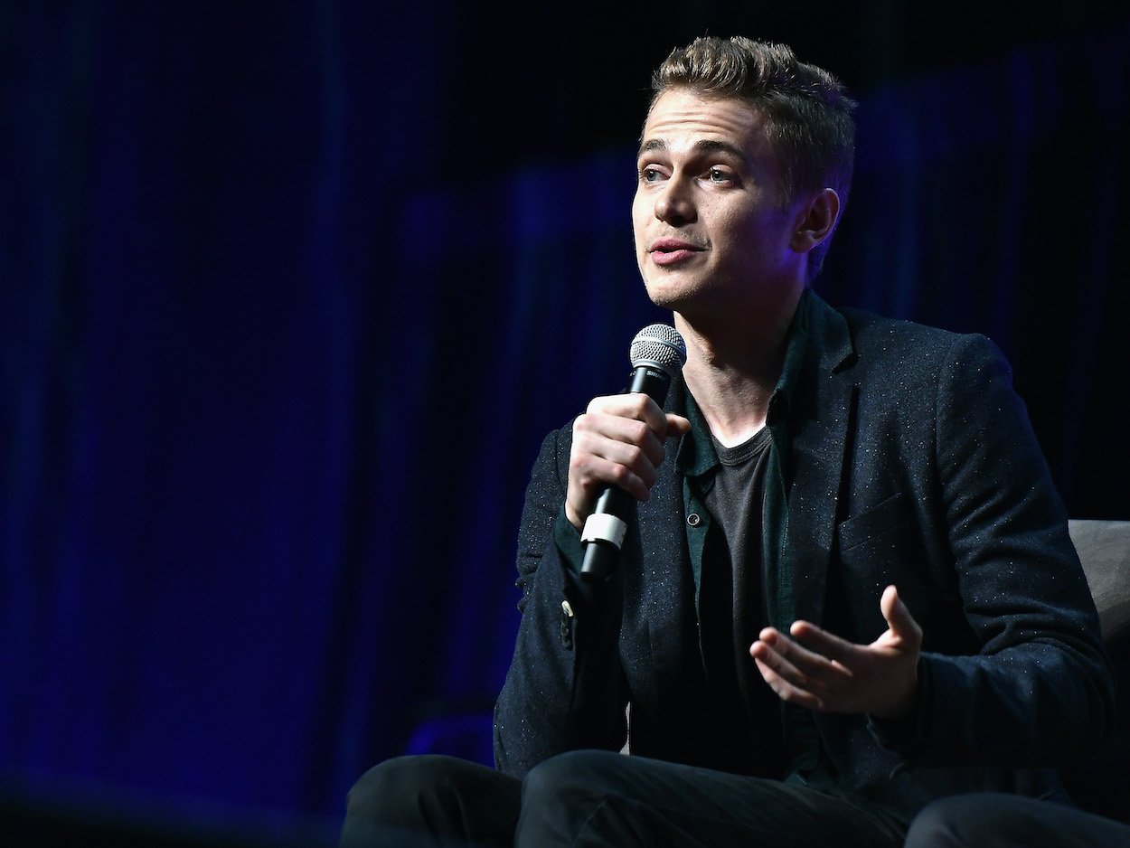 Hayden Christensen, whose roles include Anakin Skywalker in the 'Star Wars' prequel trilogy, attends 'Star Wars' Celebration Day in 2017.