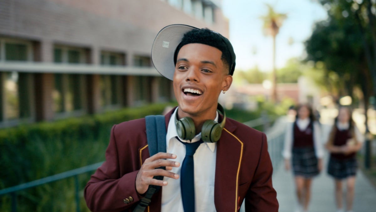 Jabari Banks as Will Smith wearing a fitted cap in 'Bel-Air'