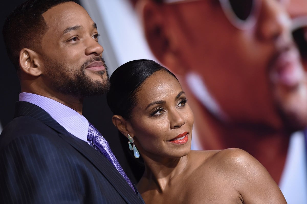 Jada Pinkett Smith smiling alongside Will Smith.