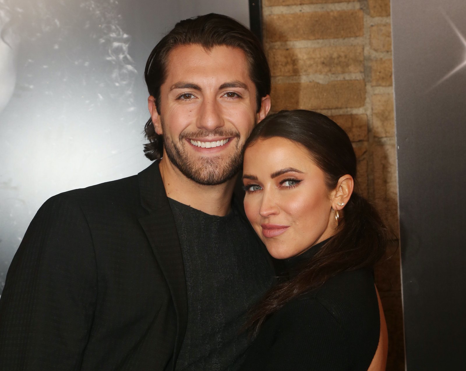 Jason Tartick and Kaitlyn Bristowe pose at the 25th Anniversary of "Chicago" on Broadway 
