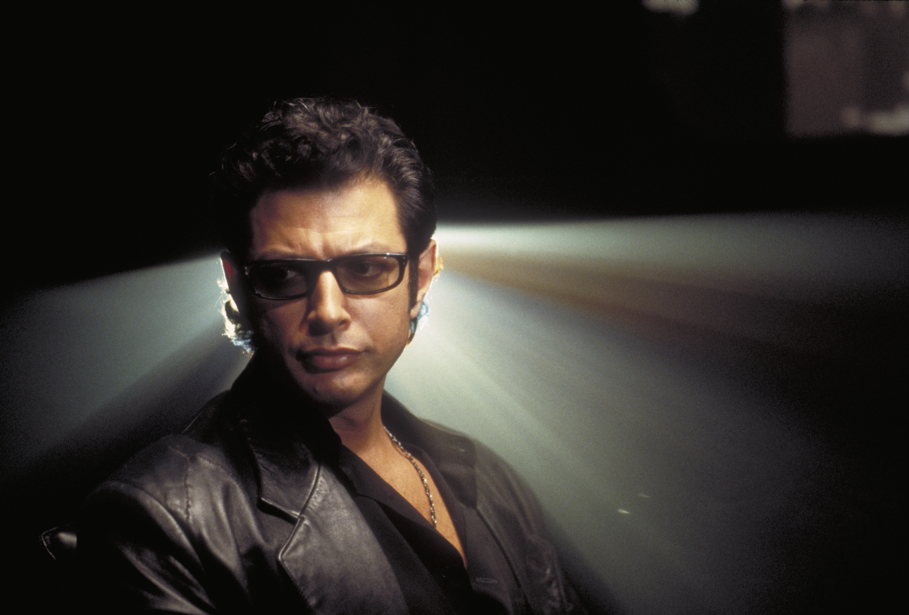 Jeff Goldblum plays Dr. Ian Malcolm in the original cast of Jurassic Park