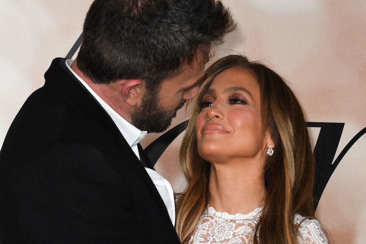 Jennifer Lopez and Ben Affleck arrive for a special screening of "Marry Me" in LA