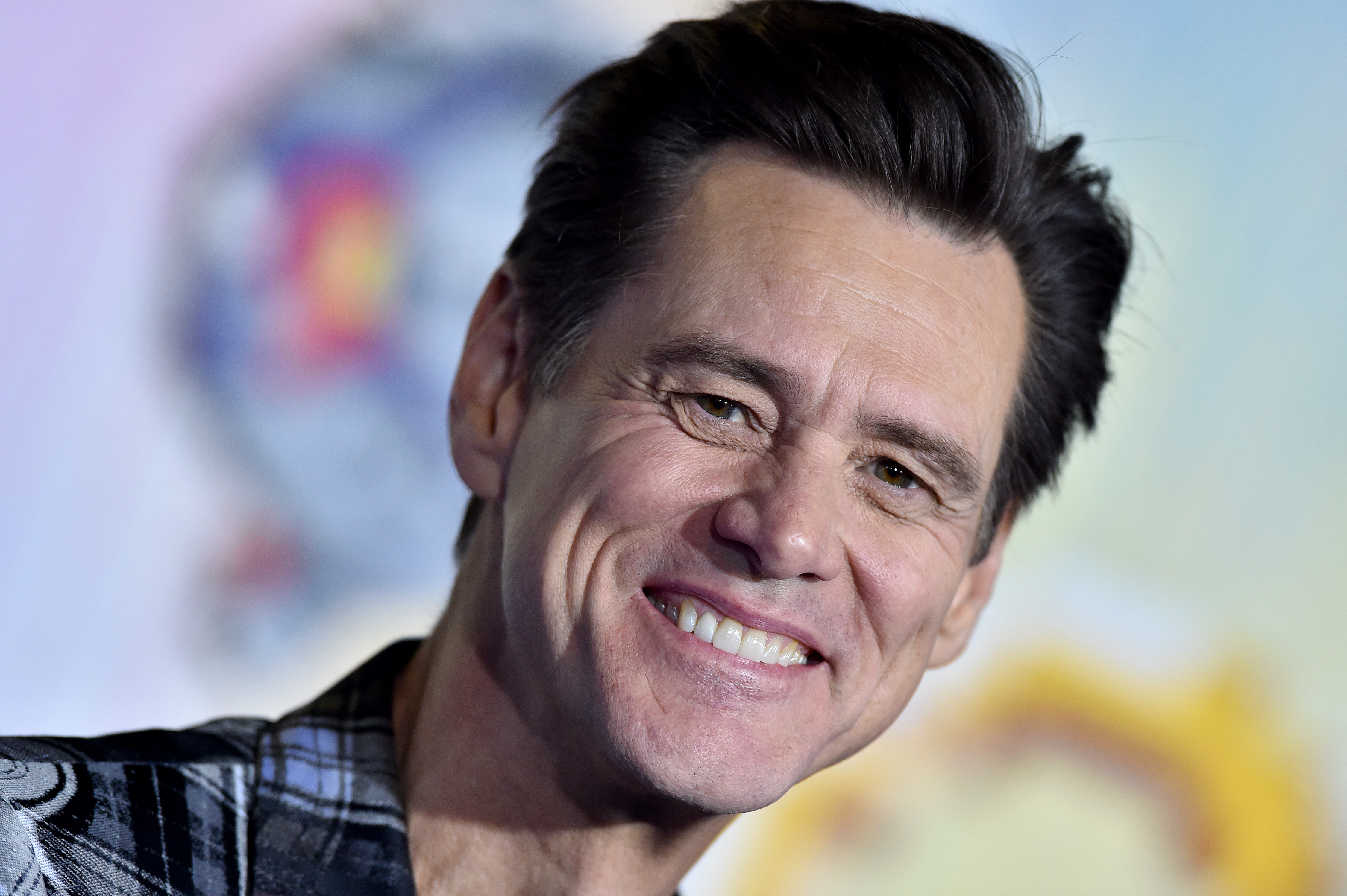 Jim Carrey, who could be retiring from movies, attends an LA screening of Sonic the Hedgehog.